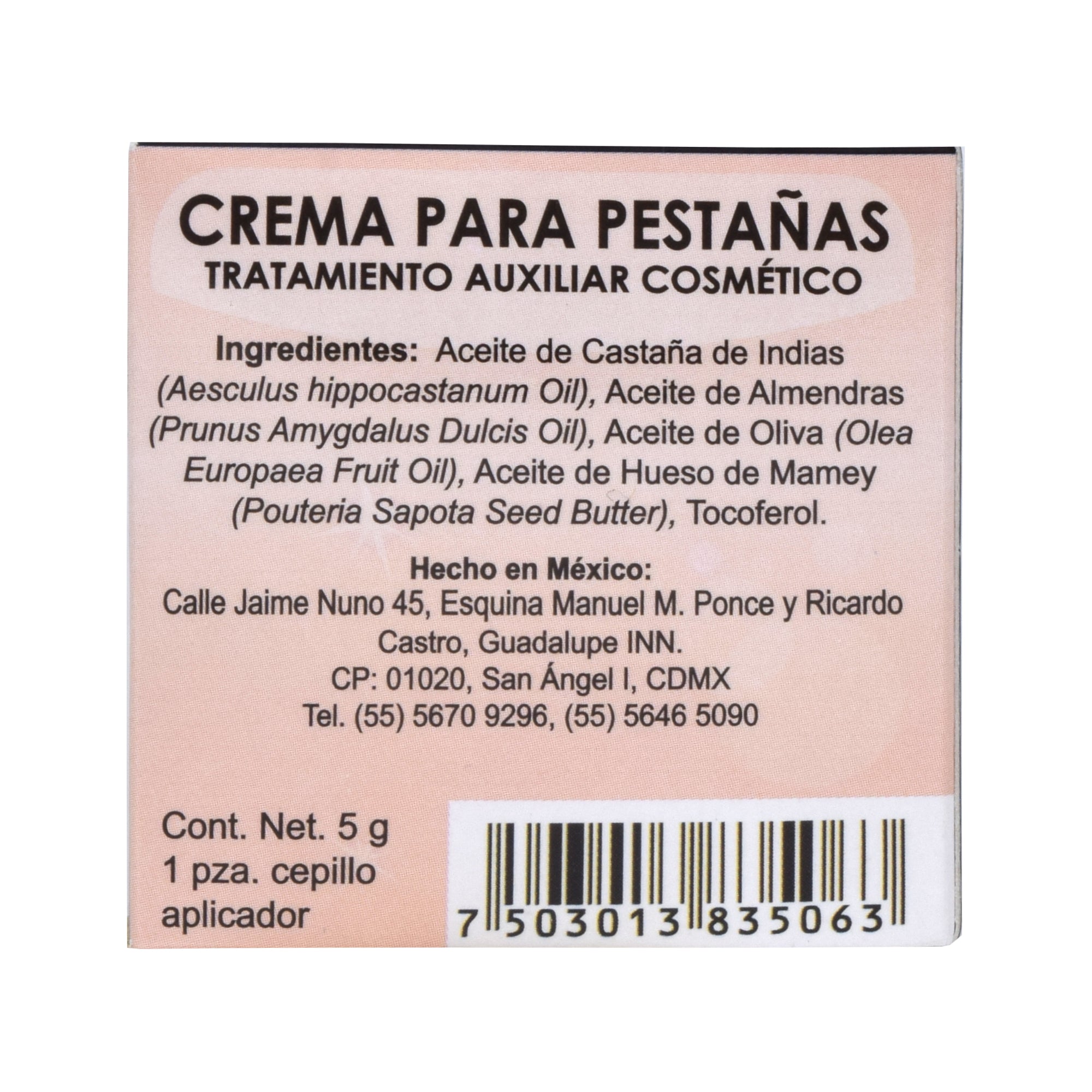 Tratamiento Para Pestanas En Crema