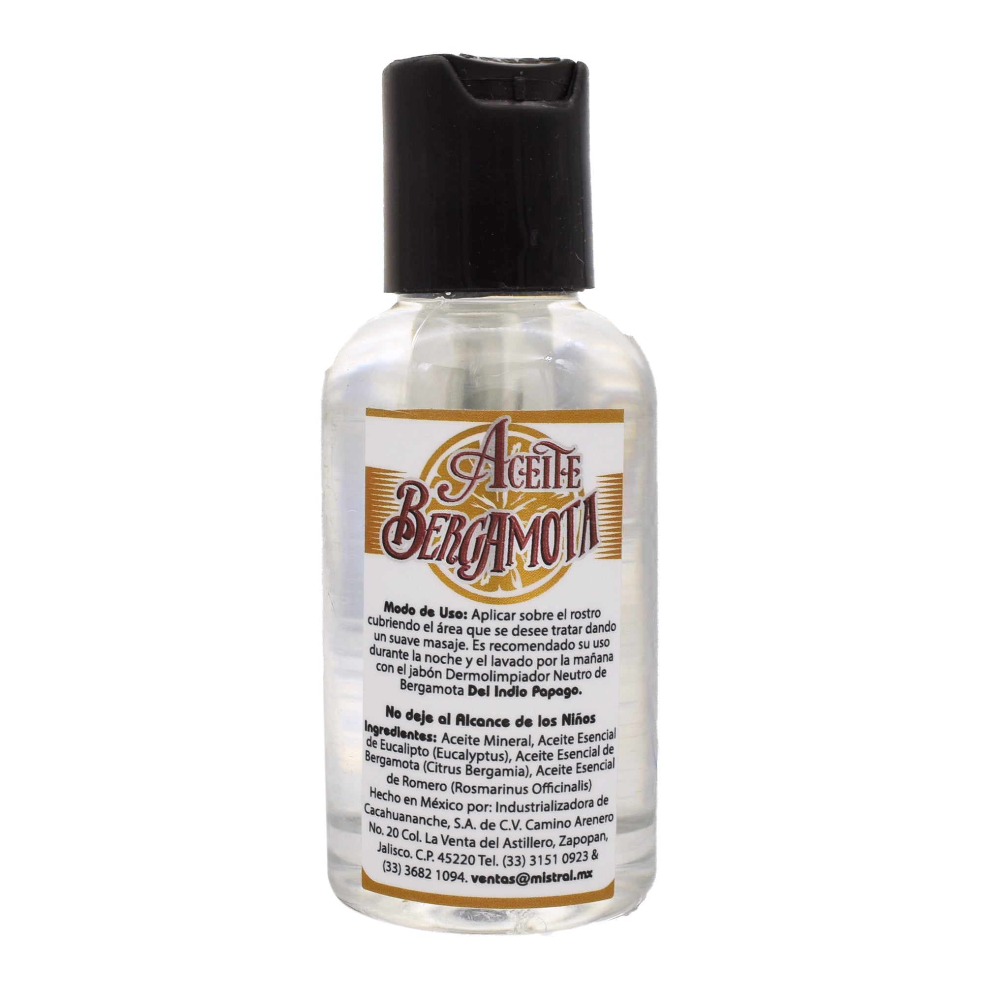 Aceite De Bergamota Para Barba Y Bigote 60 Ml