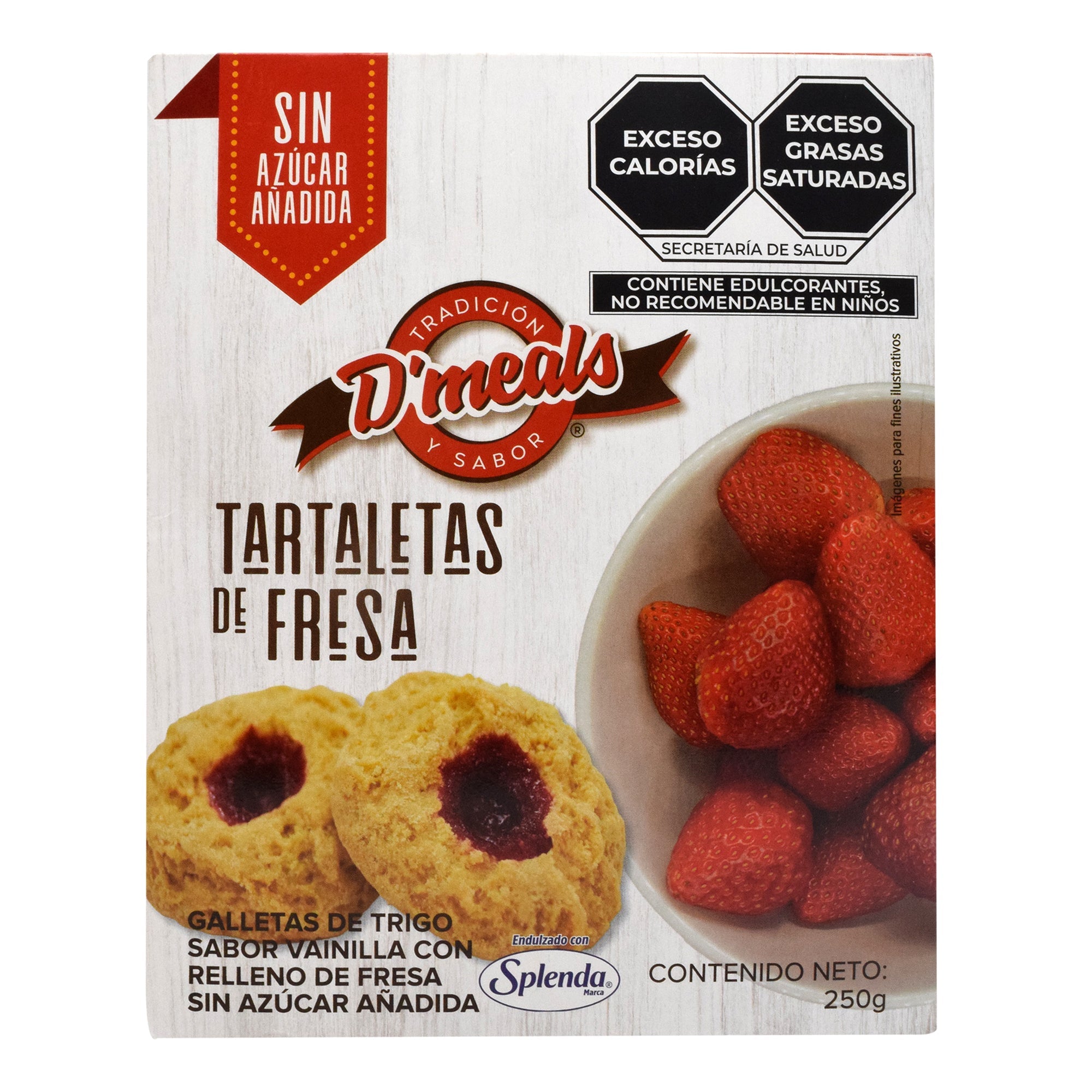 Galletas Tartaletas Sab Fresa 250 G