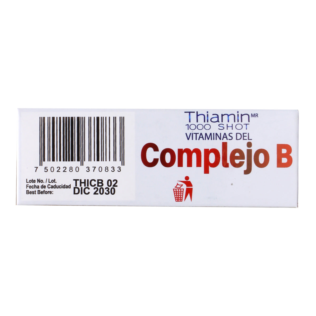 Complejo B Guarana Jengibre 10 Ampolletas 10 Ml C/u
