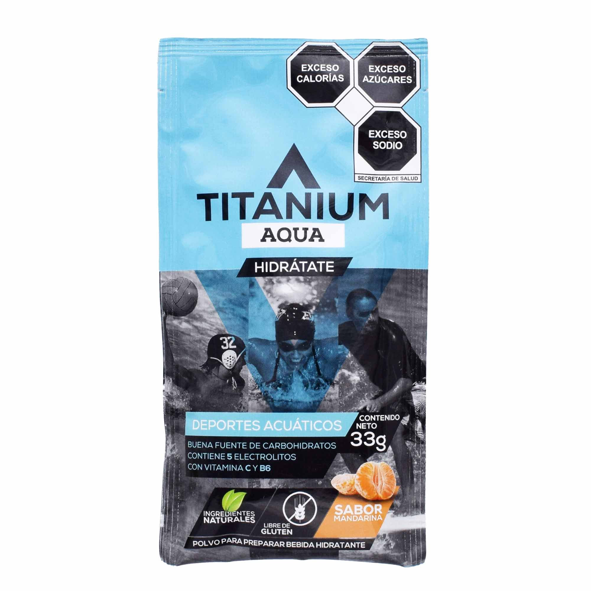 Bebida Hidratante Aqua Mandarina 33 G (PAQUETE 12)