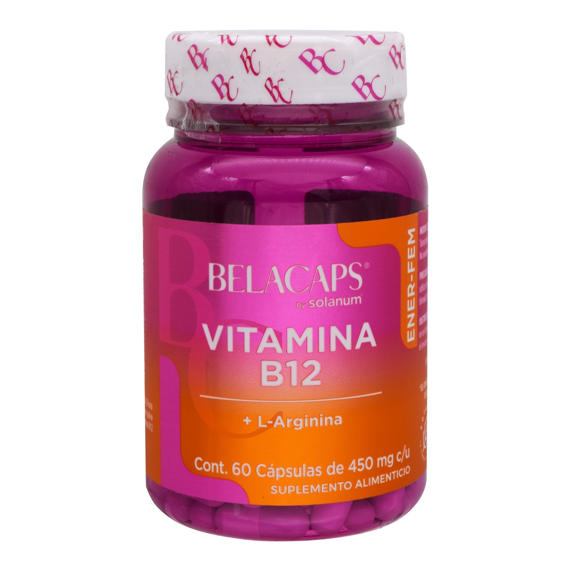 Vitamina B12 L Arginina 60 Cap