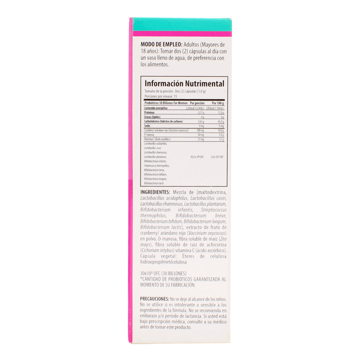 Probioticos 30 Billones 30 Cap