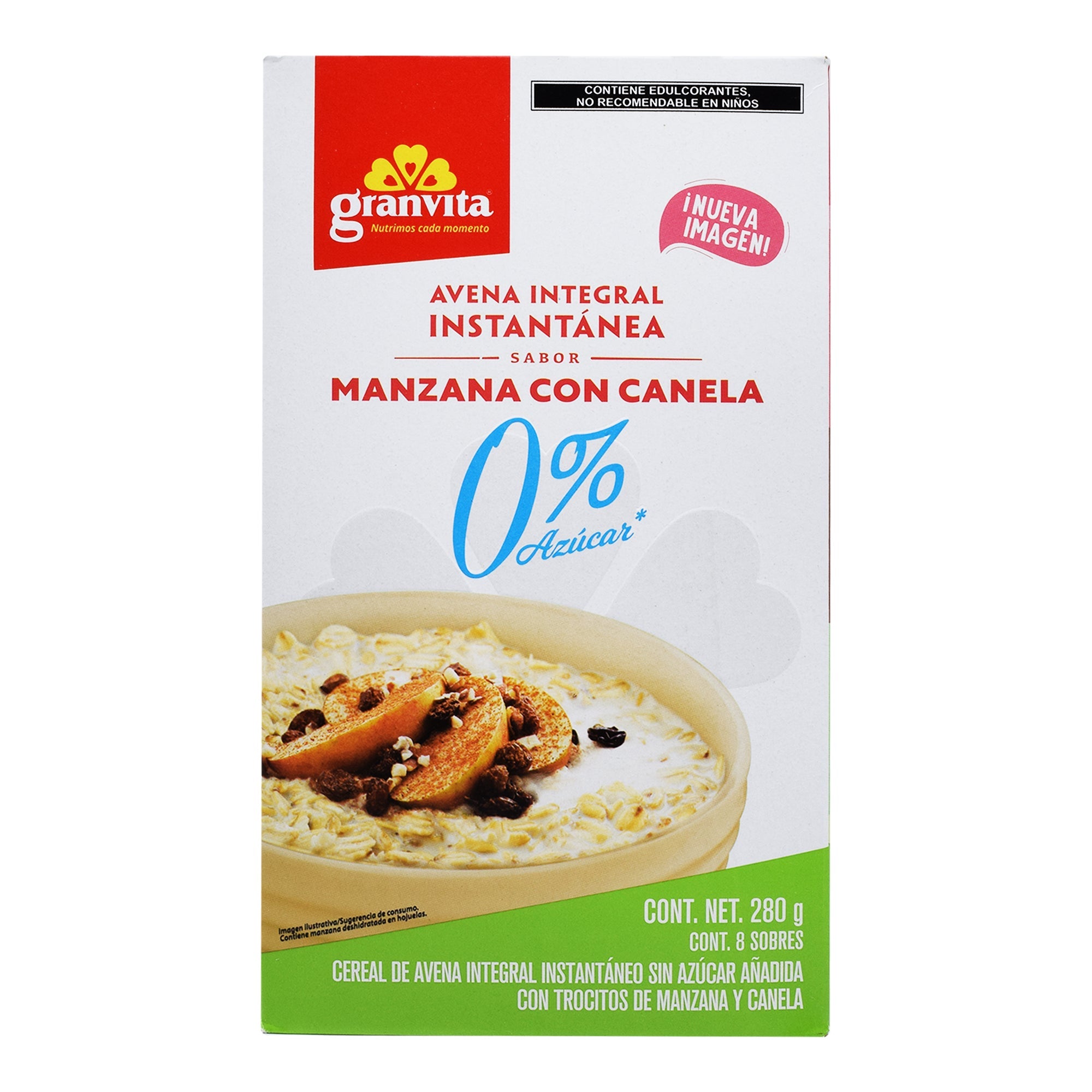 Avena Instantanea 0 Azucar Manzana 280 G