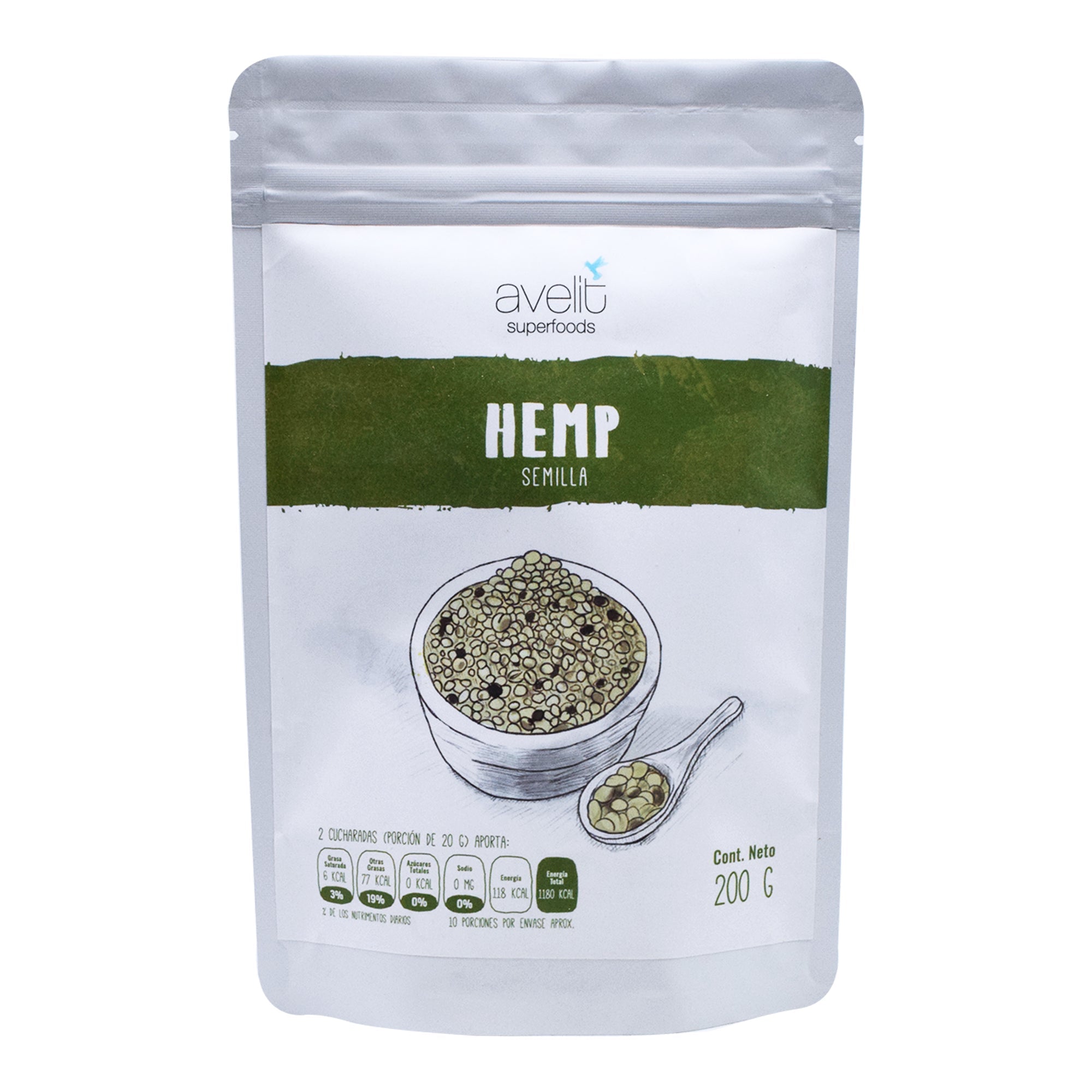 Semilla De Hemp 200 G