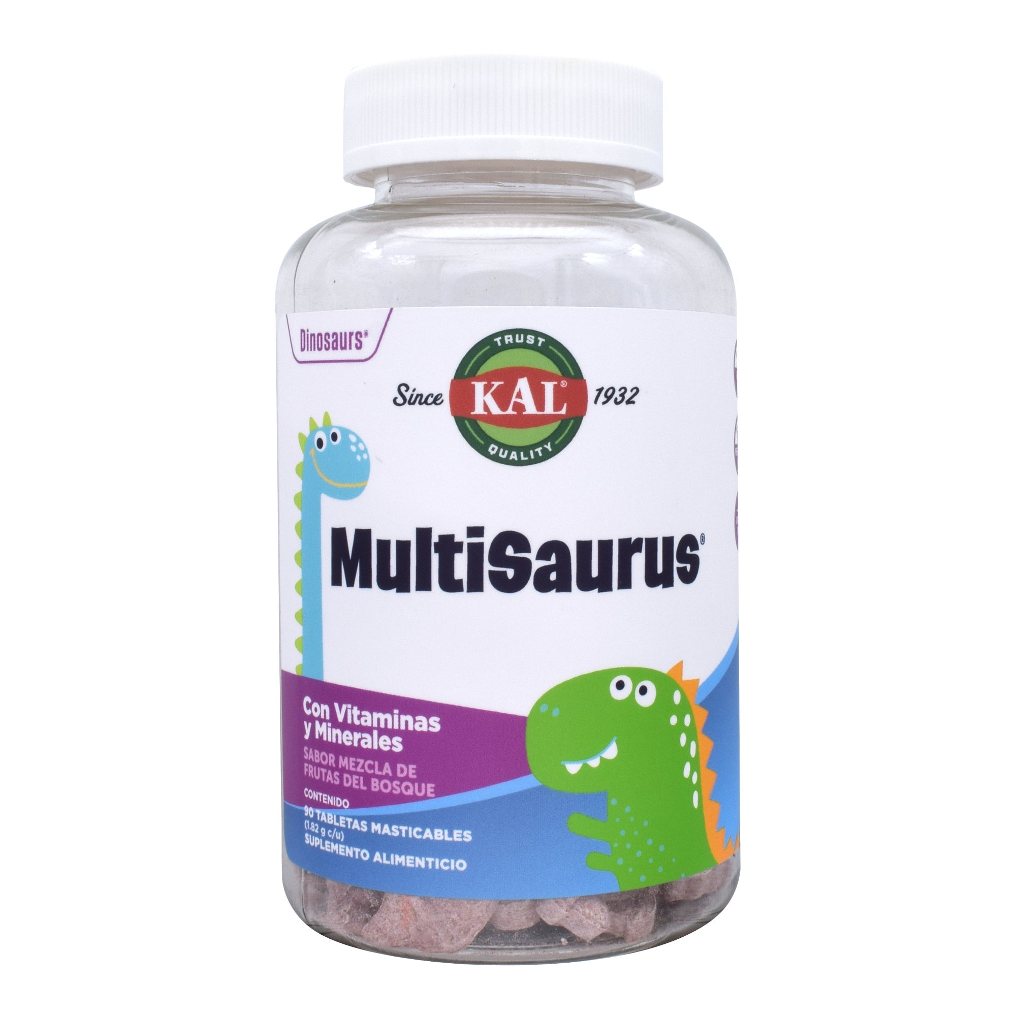 Multisaurus Frutas Del Bosque  90 Tab