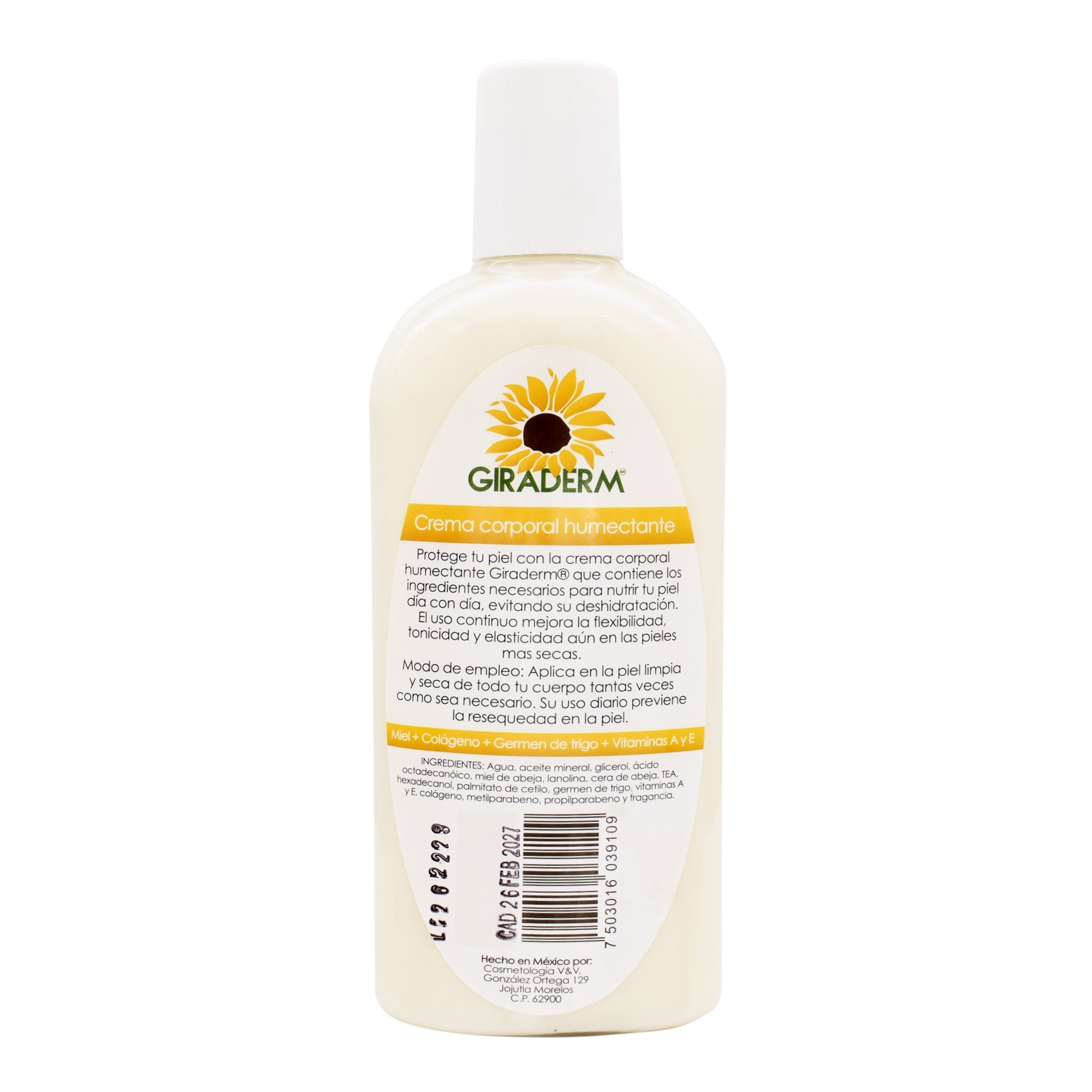 Crema Corporal Humectante 250 Ml