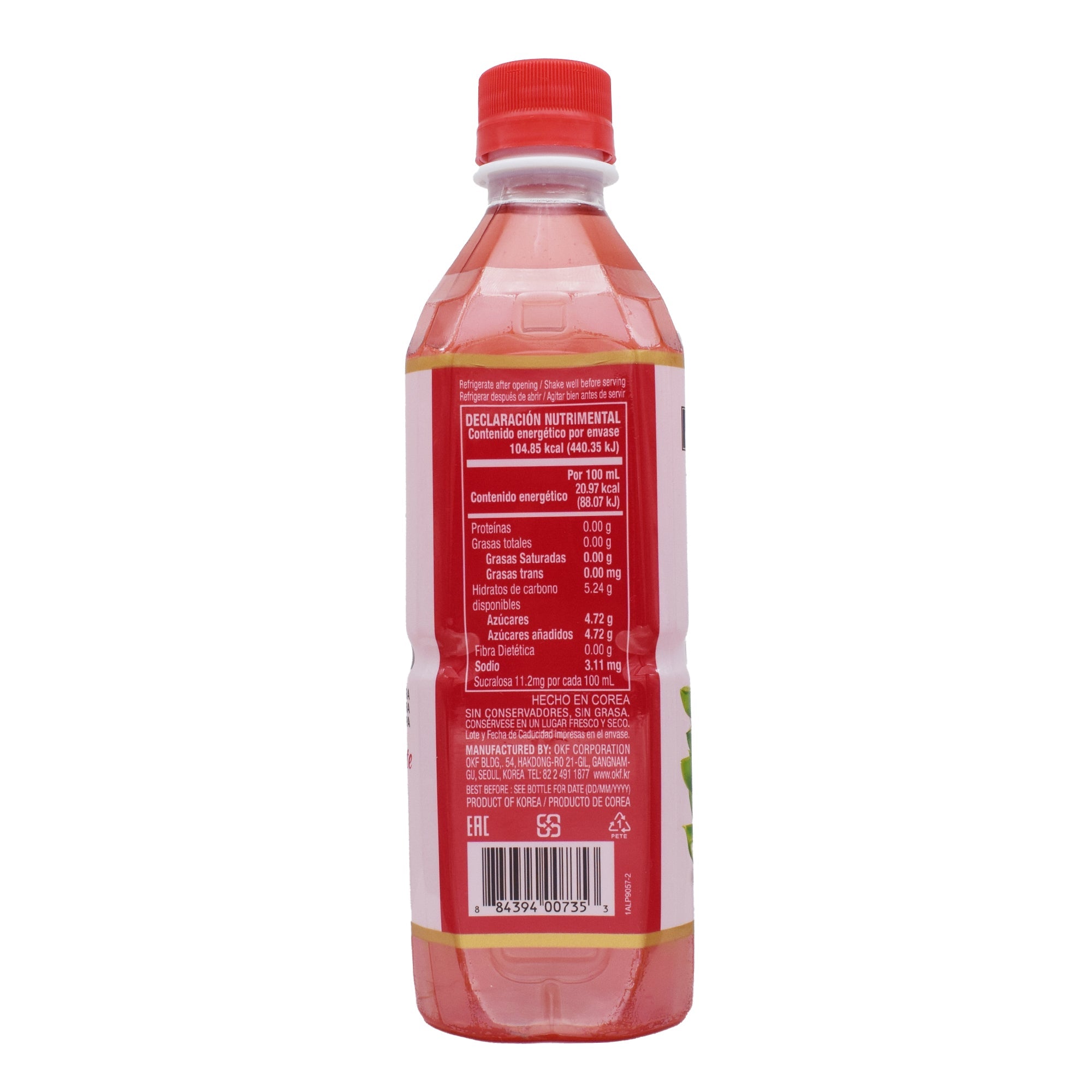 Bebida Aloe Vera Granada 500 Ml