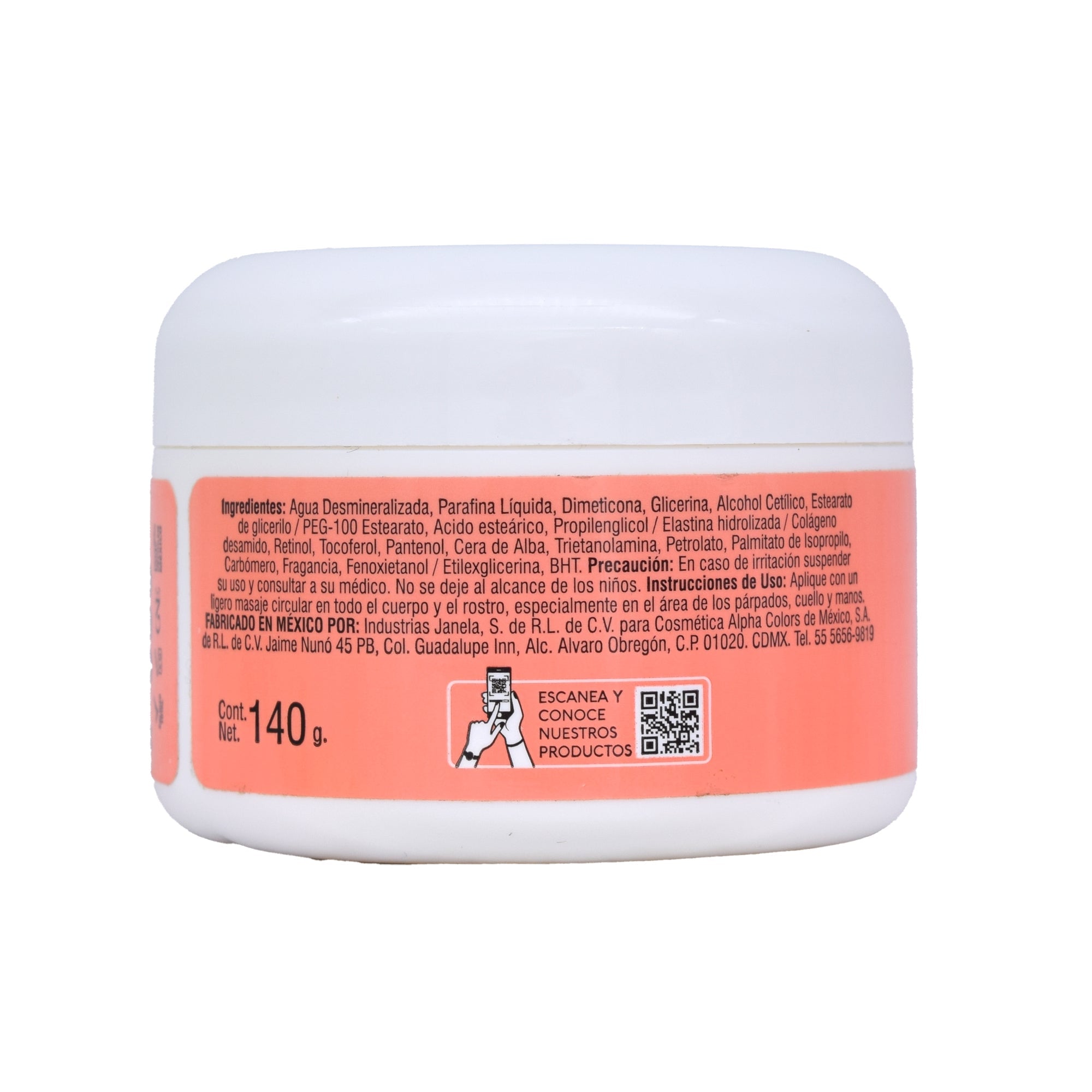 Crema Hidratante 140 G
