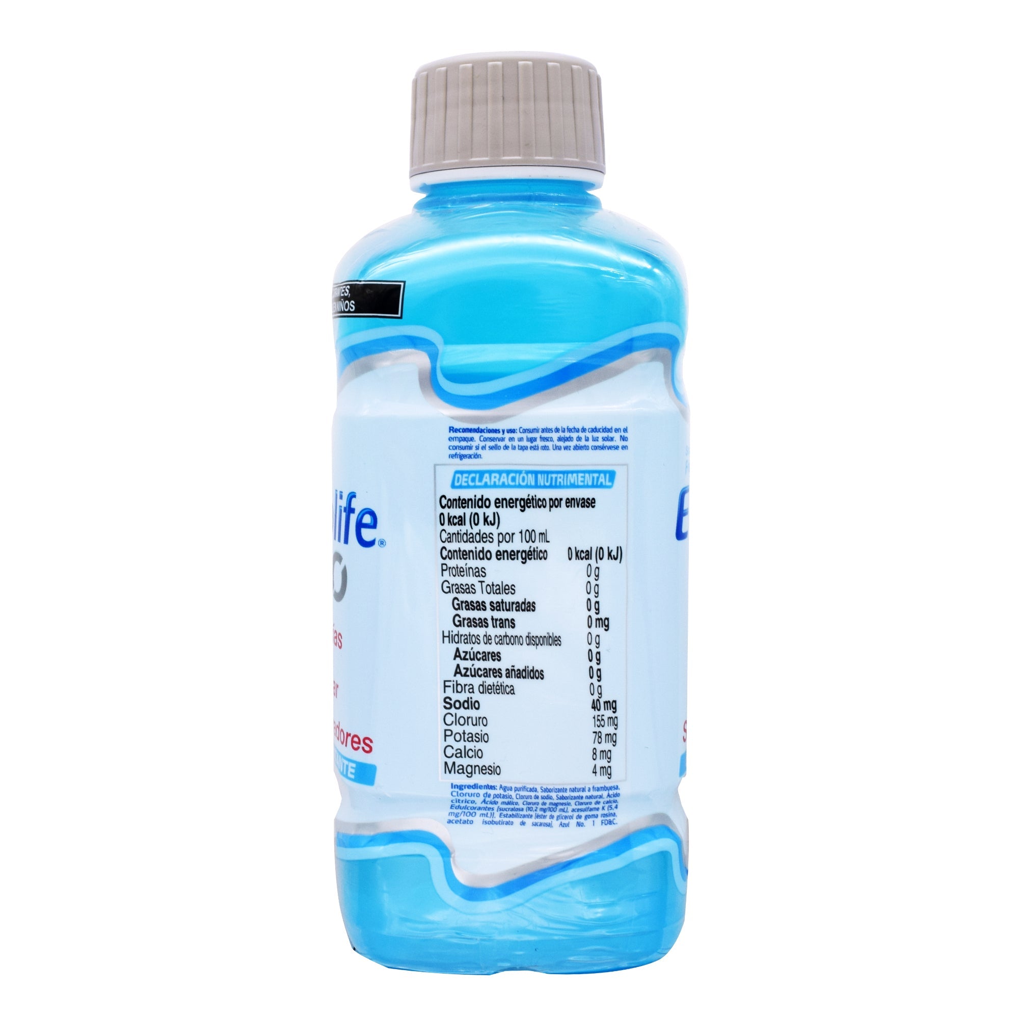 Electrolife Zero Frambuesa Azul 625 Ml