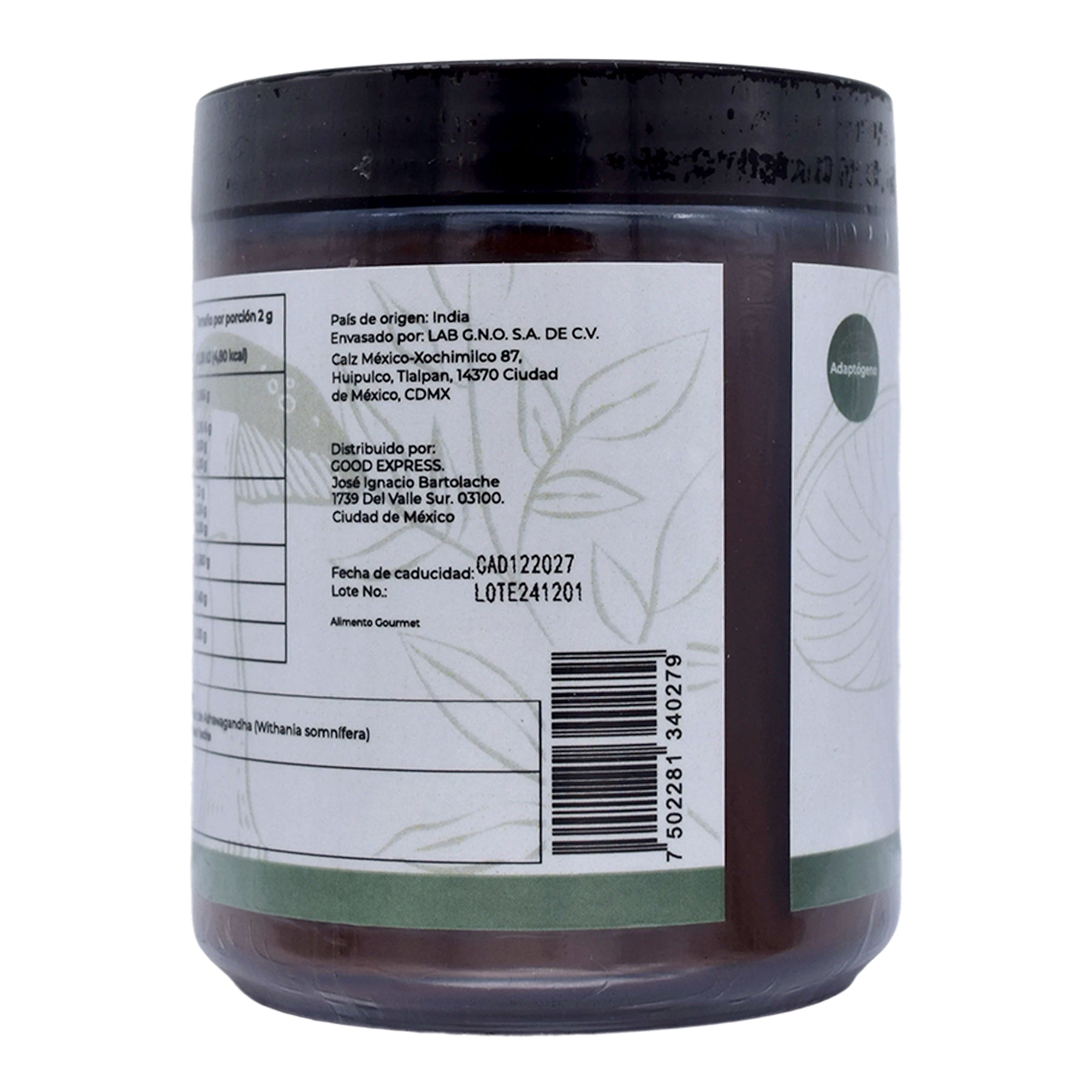 Ashwagandha En Polvo 111 G