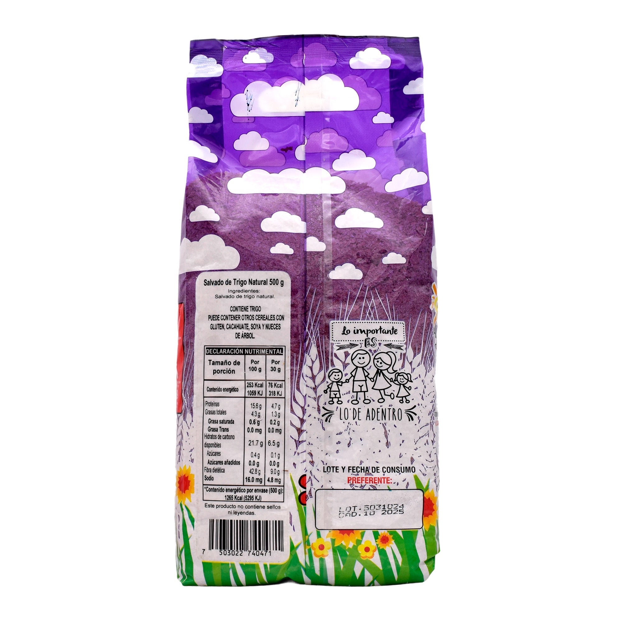 Salvado De Trigo Natural 500 G