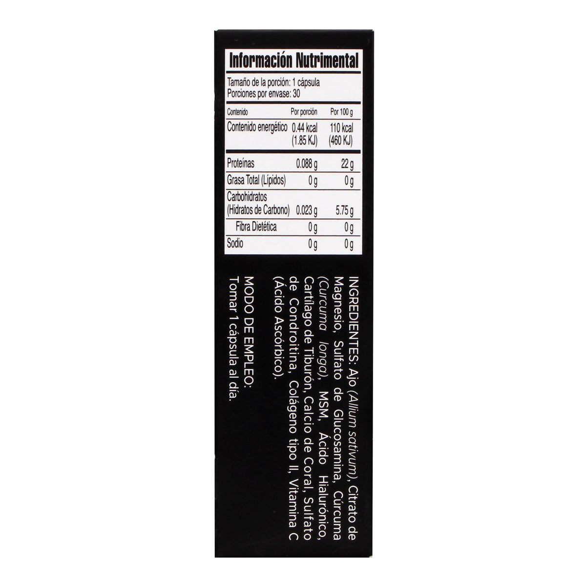 Ajo Magnesio Glucosamina Curcuma 30 Cap