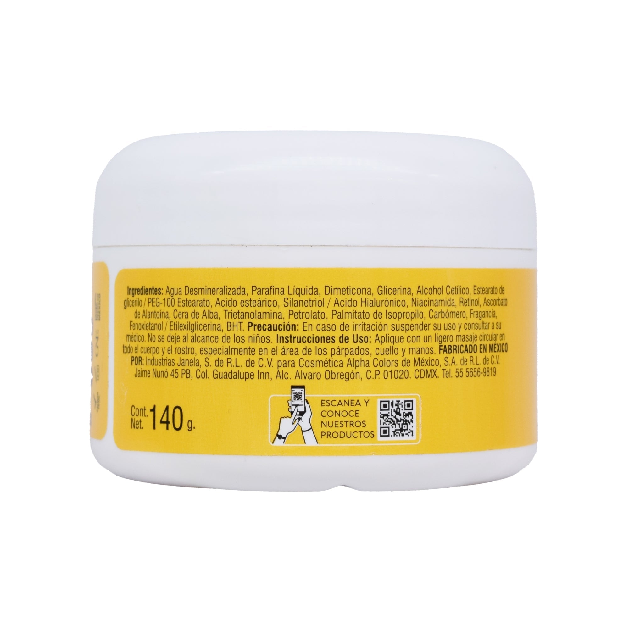 Crema Antiarrugas 140 G