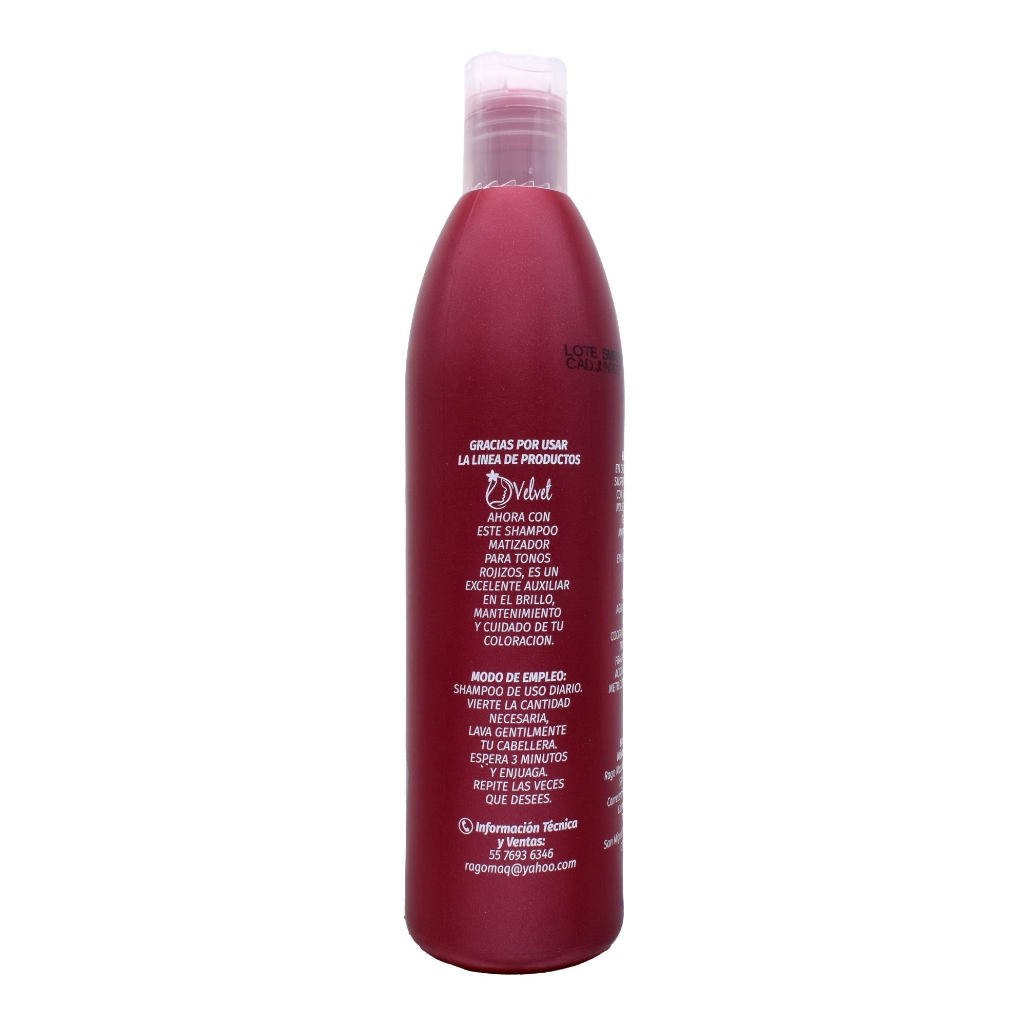 Shampoo Matizador Rojo 400 Ml