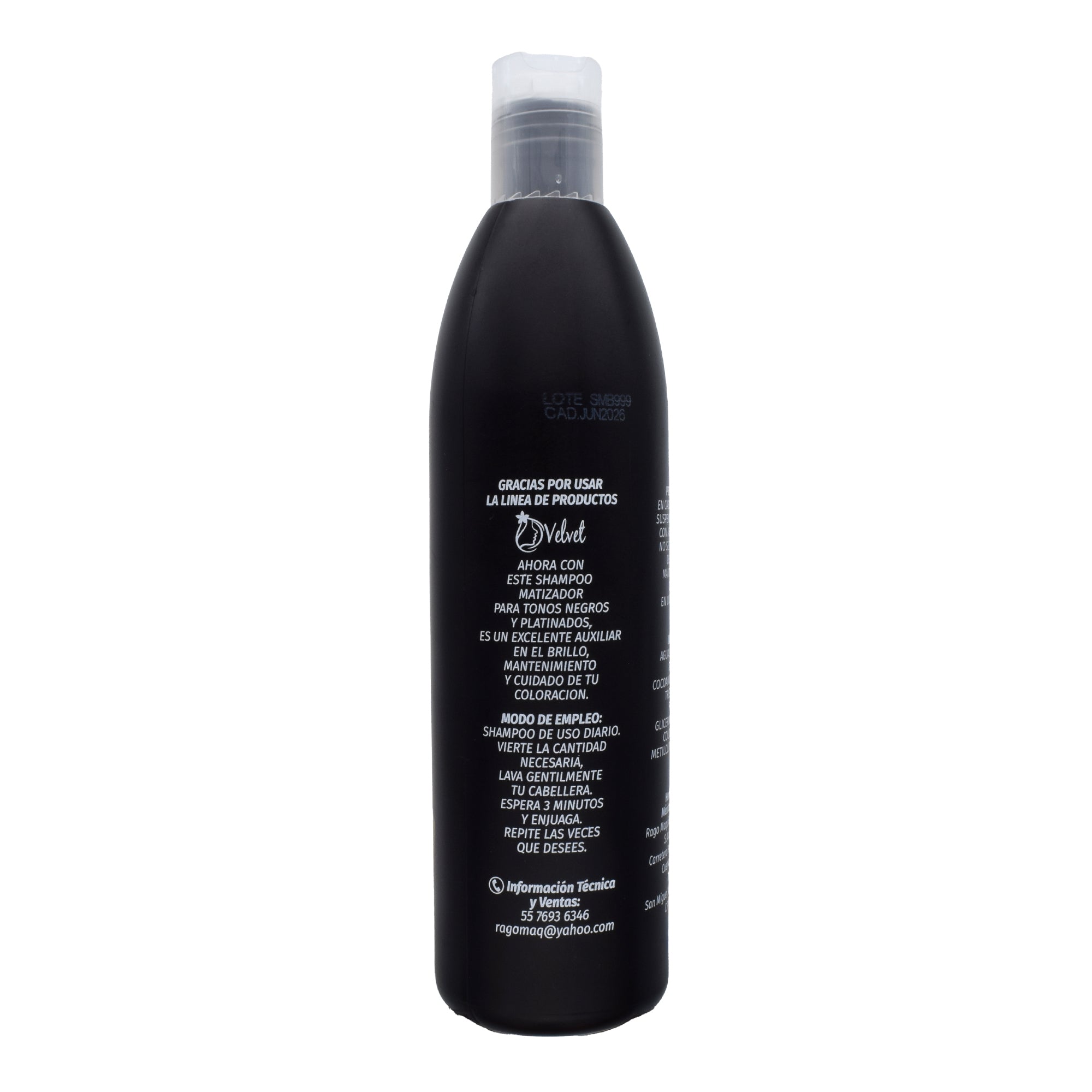 Shampoo Matizador Negro 400 Ml