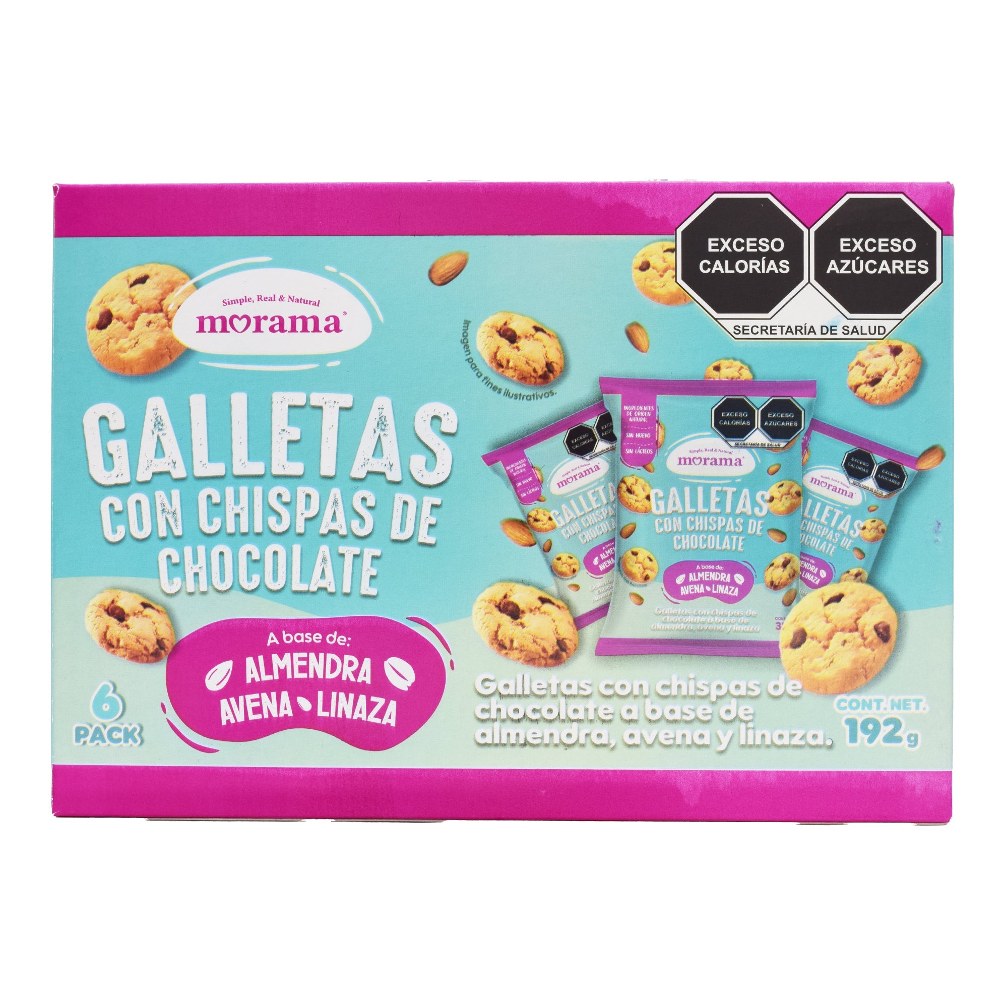 Galletas Chispas De Chocolate 32 G (PAQUETE 6)