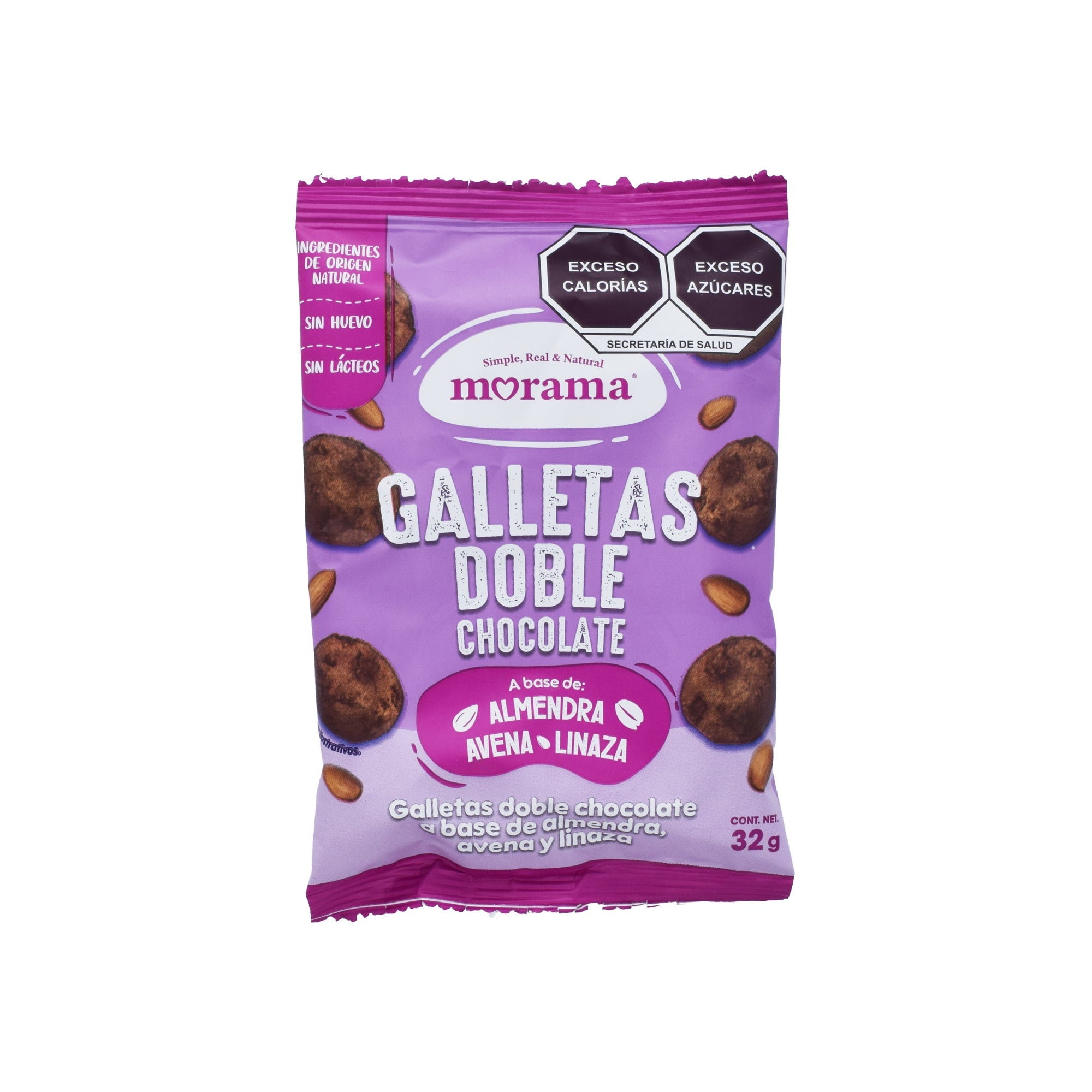 Galletas Doble Chocolate 32 G (PAQUETE 6)