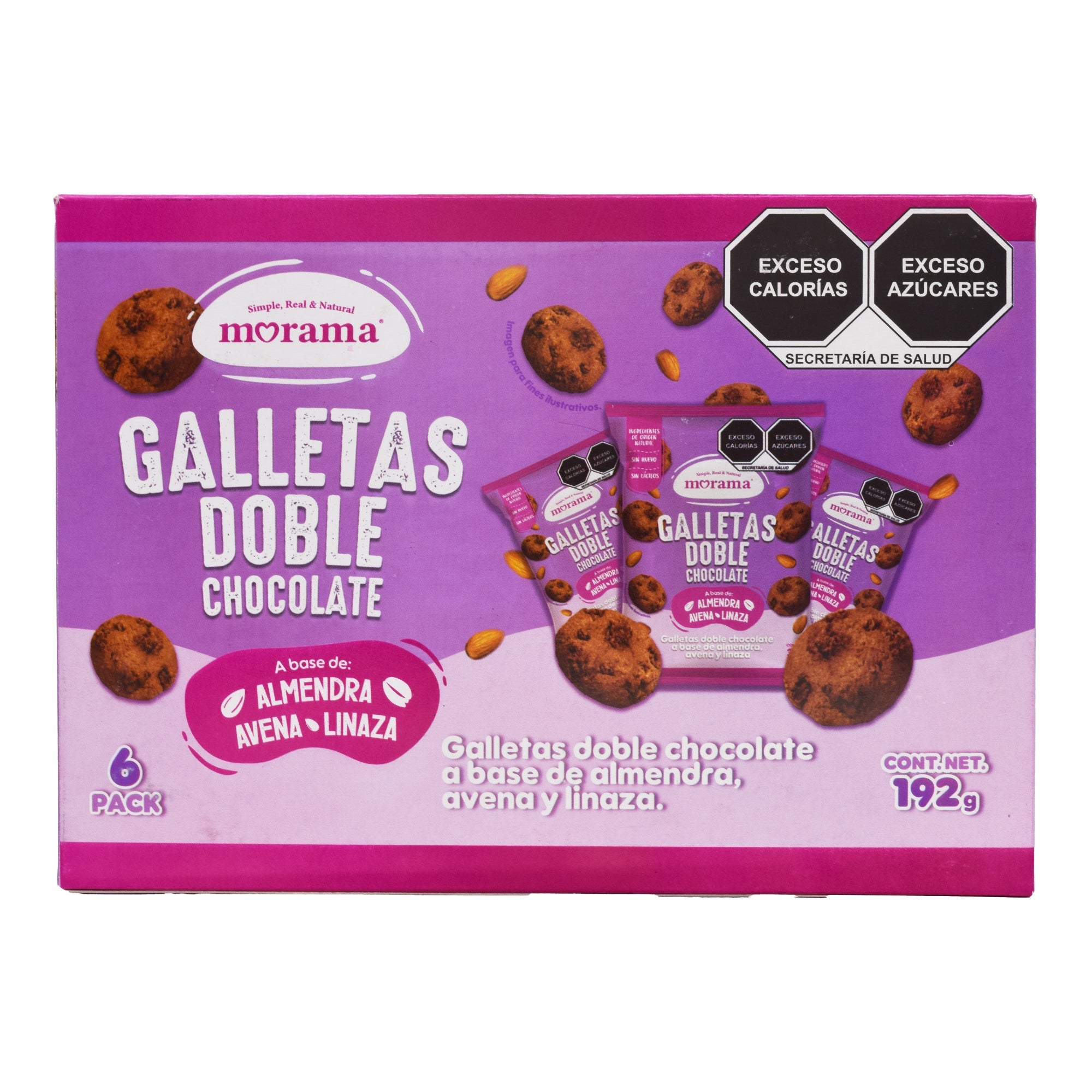 Galletas Doble Chocolate 32 G (PAQUETE 6)