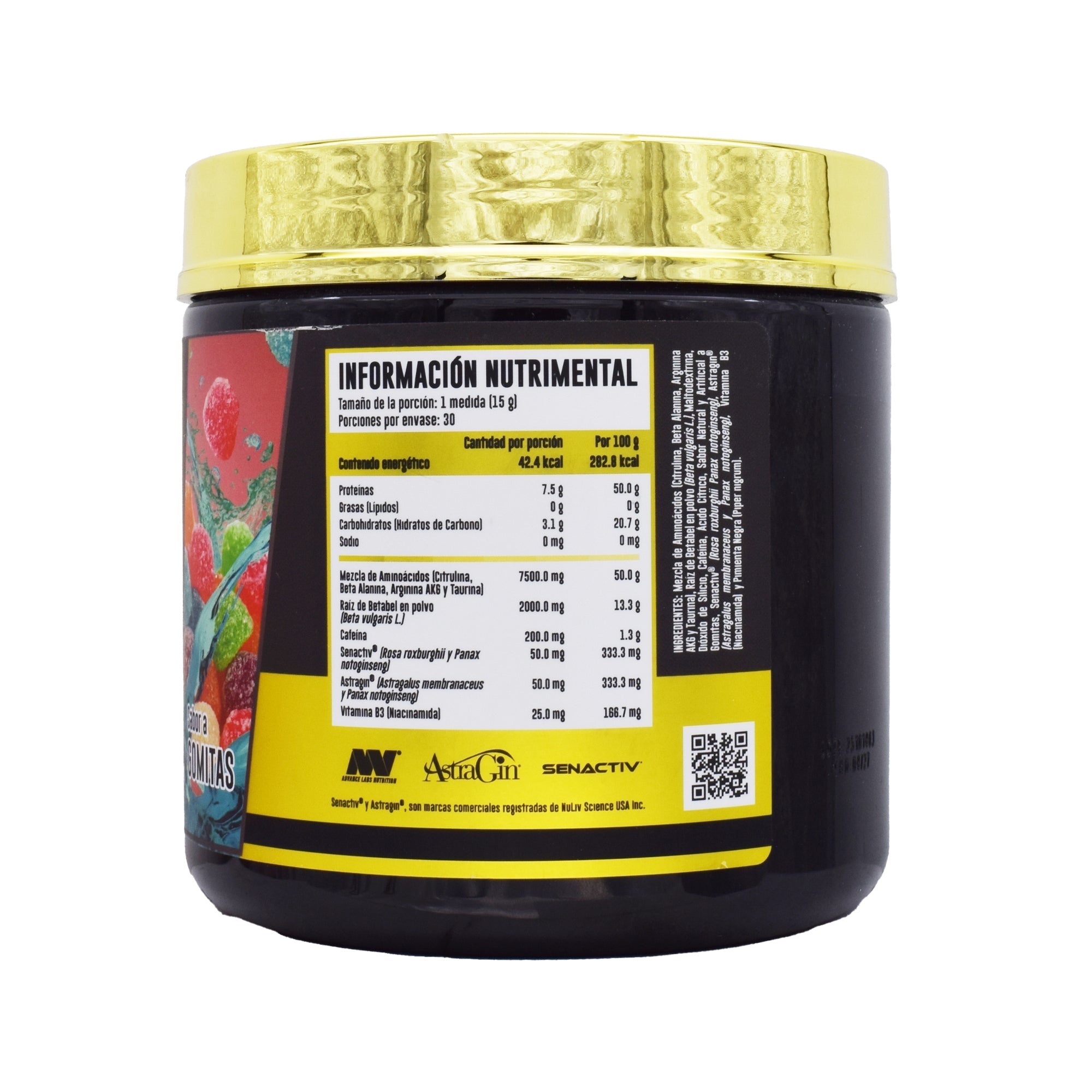 Astra Nox Pre Workout Gomitas 450 G
