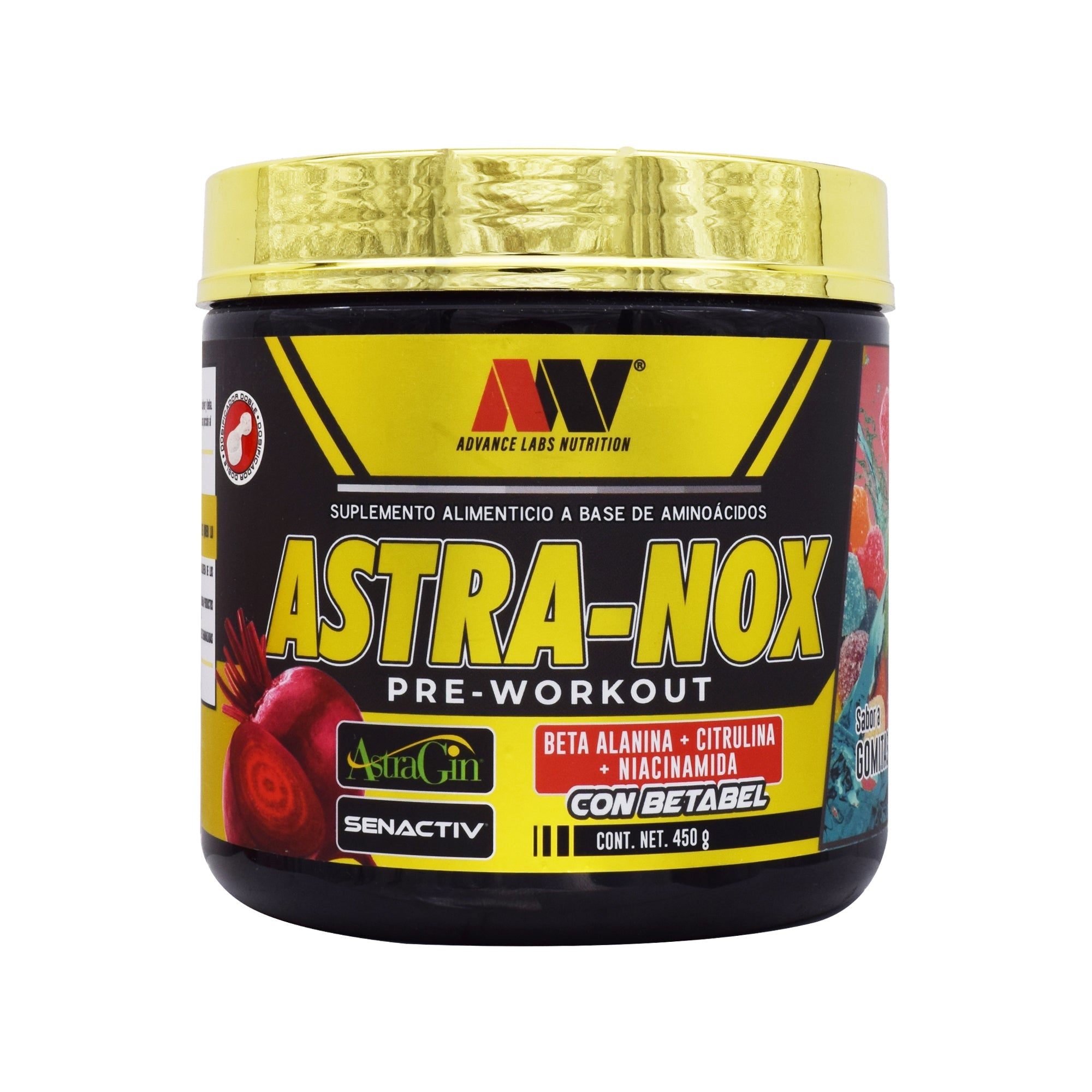 Astra Nox Pre Workout Gomitas 450 G