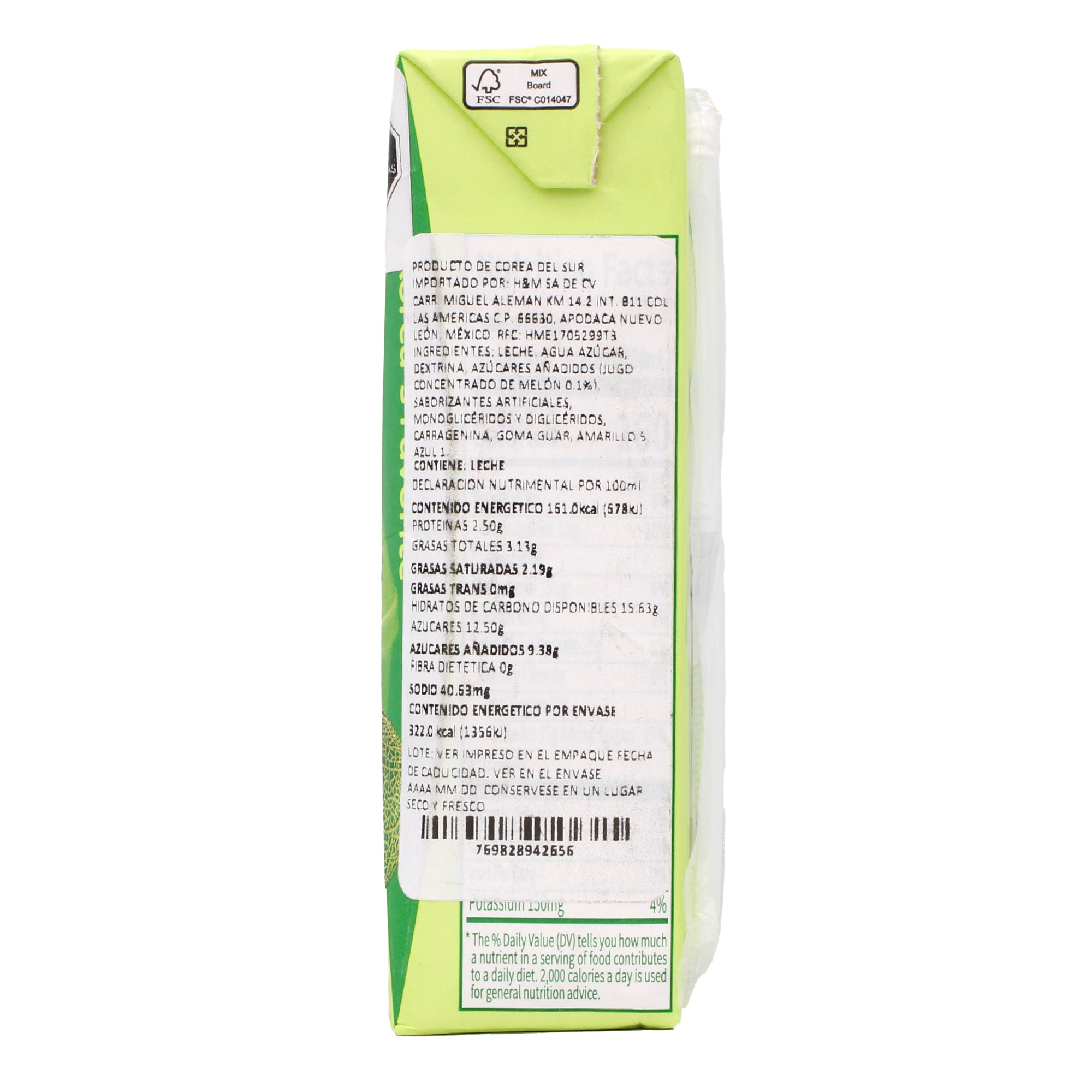 Bebida A Base De Leche Melon 200 Ml