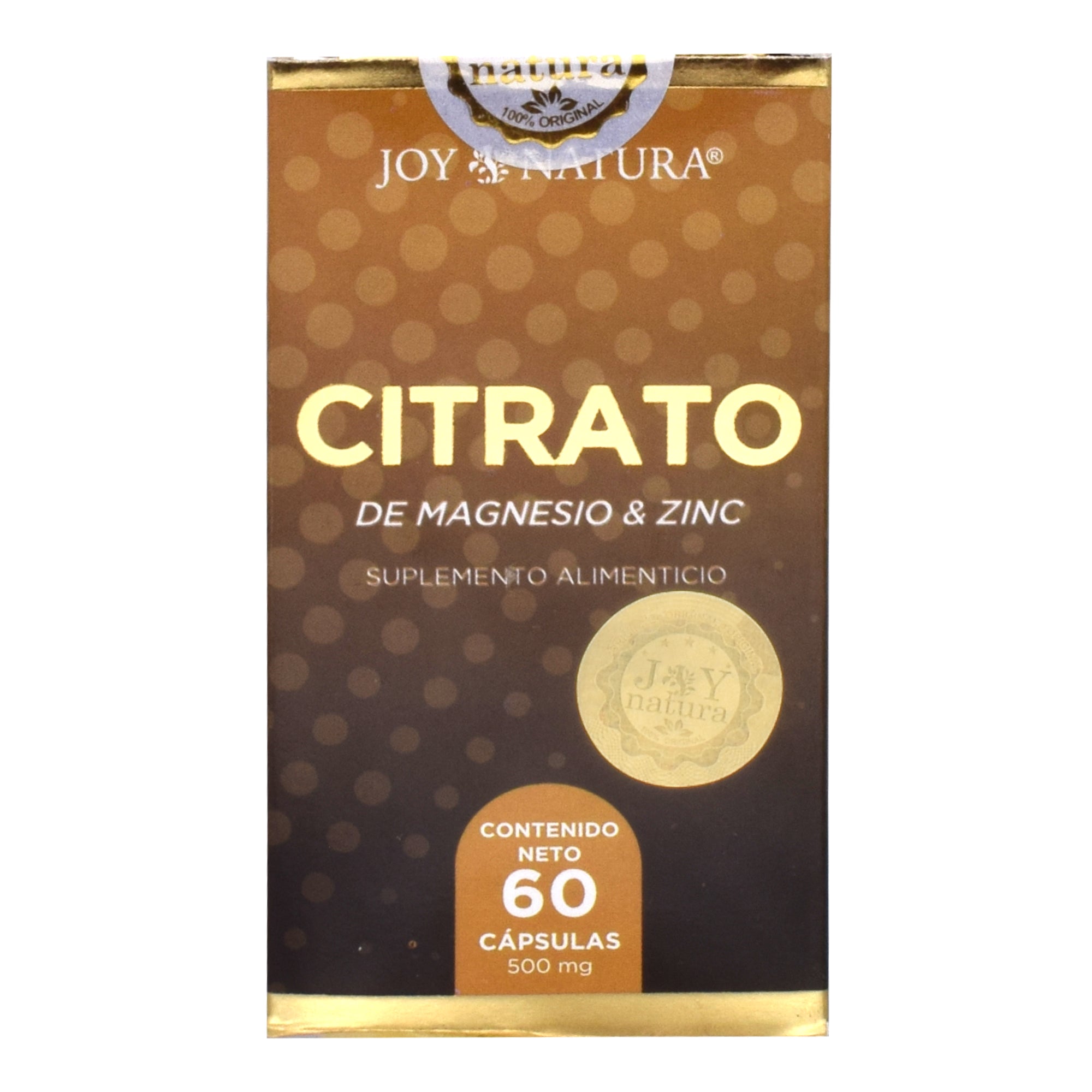 Citrato De Magnesio Y Zinc 60 Cap