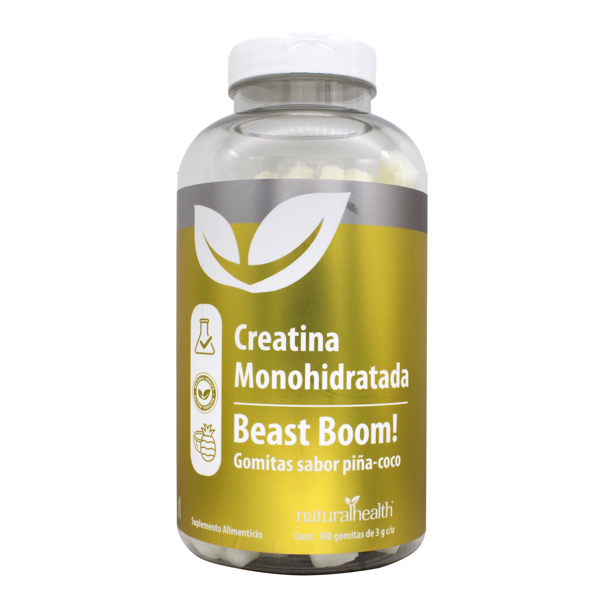 Creatina Monohidratada Piña Coco 180 Gomitas