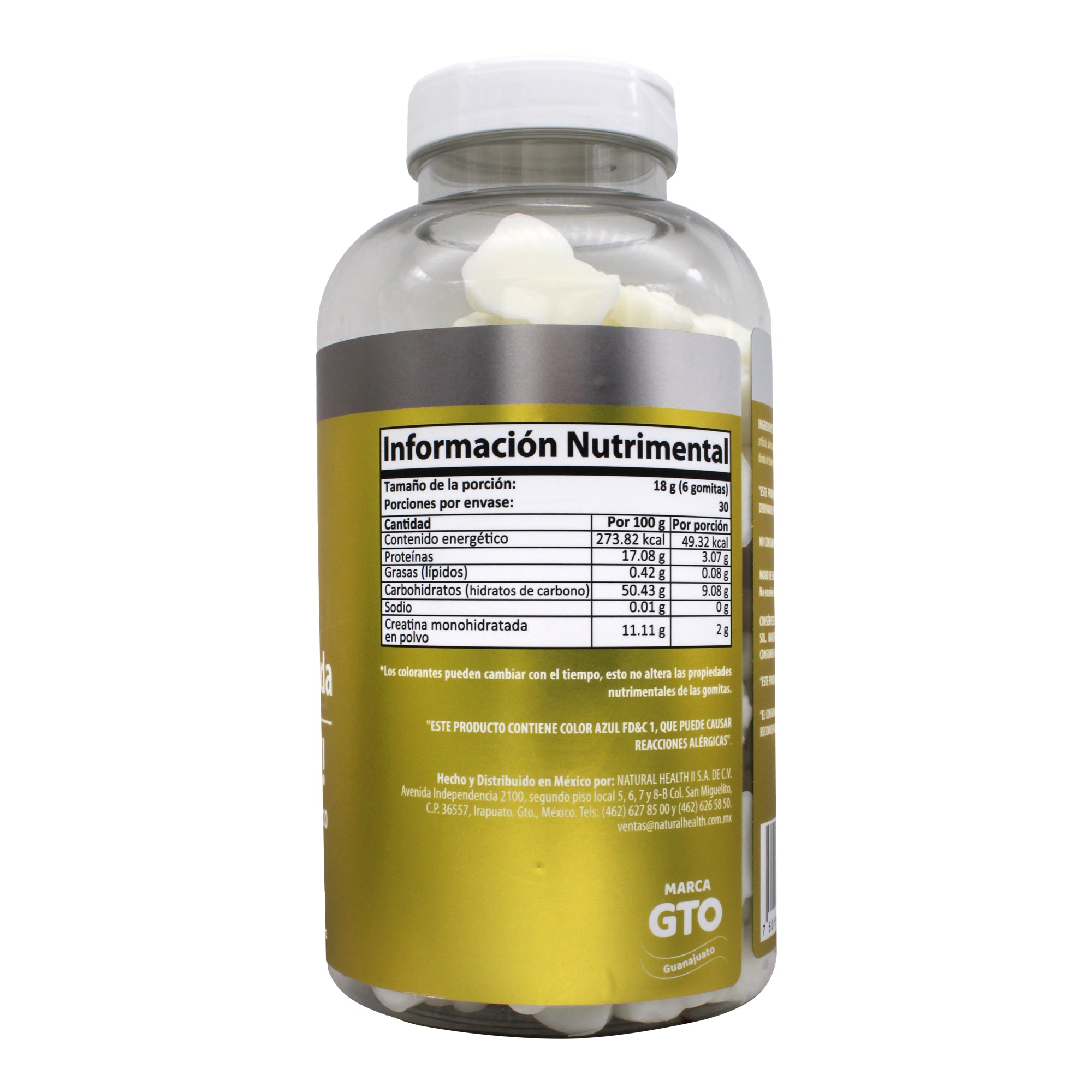 Creatina Monohidratada Piña Coco 180 Gomitas