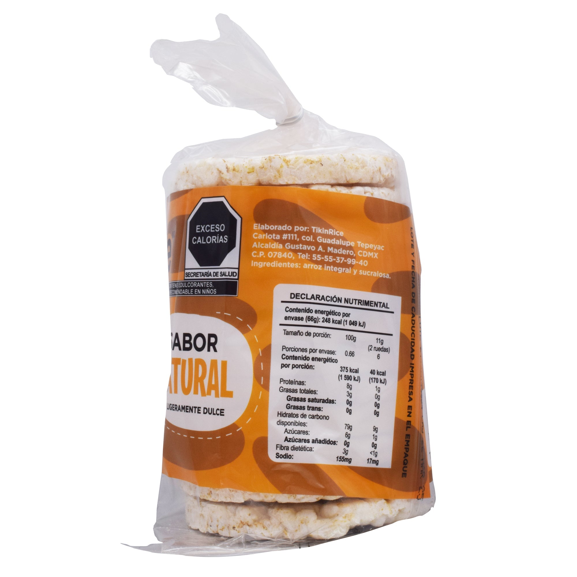 Galleta De Arroz Integral 66 G