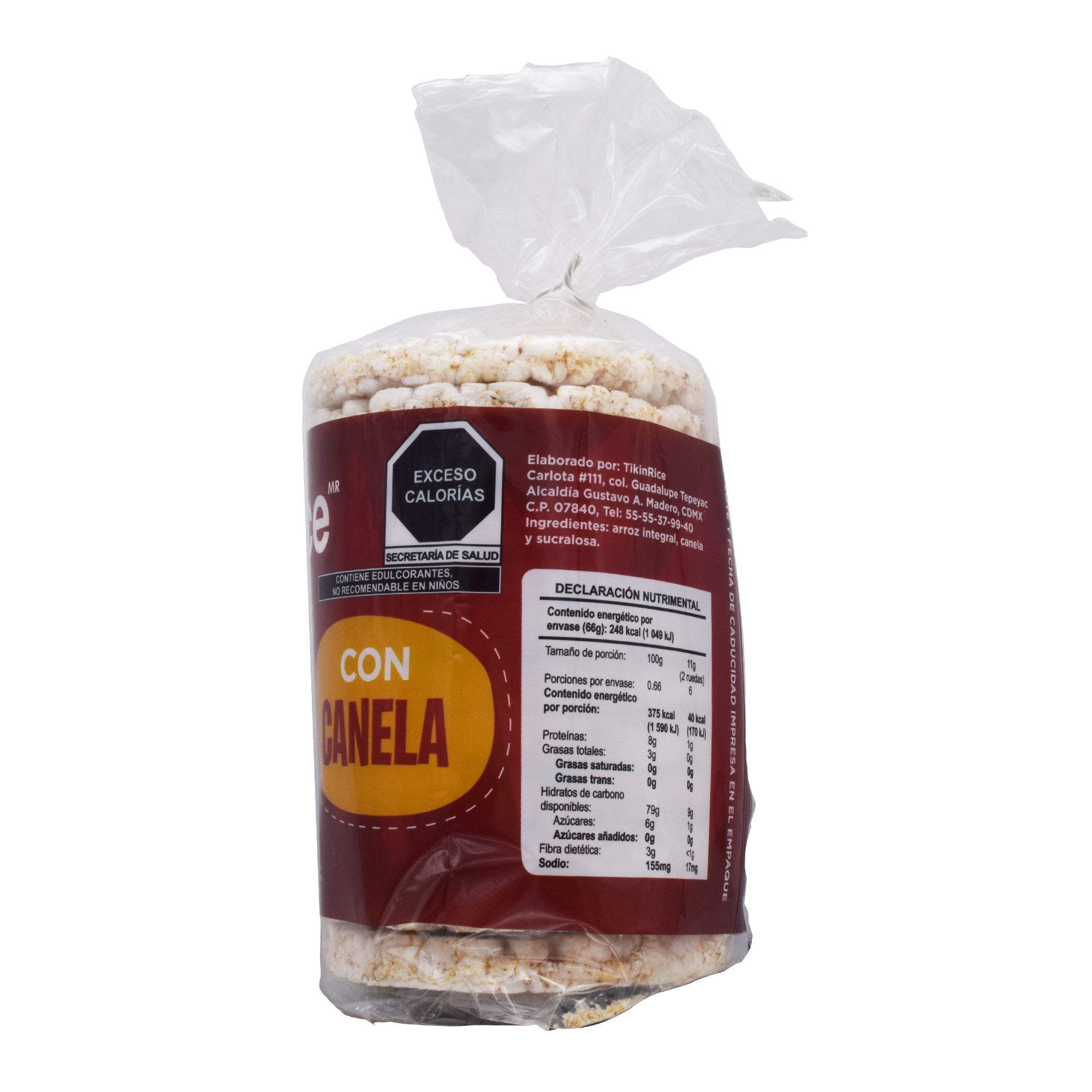 Galleta De Arroz Integral Canela 66 G