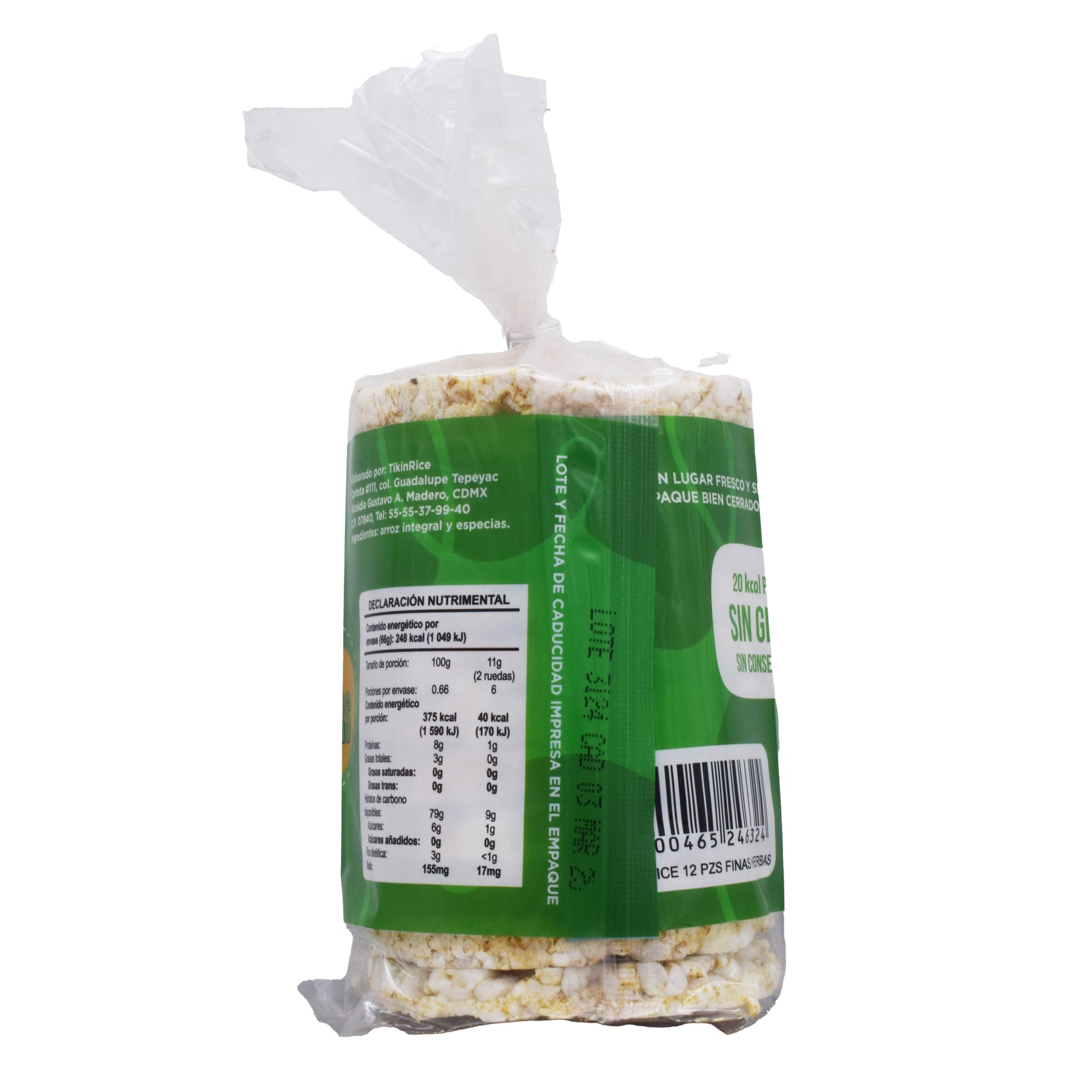 Galleta De  Arroz Integral  Finas Hierbas 66 G