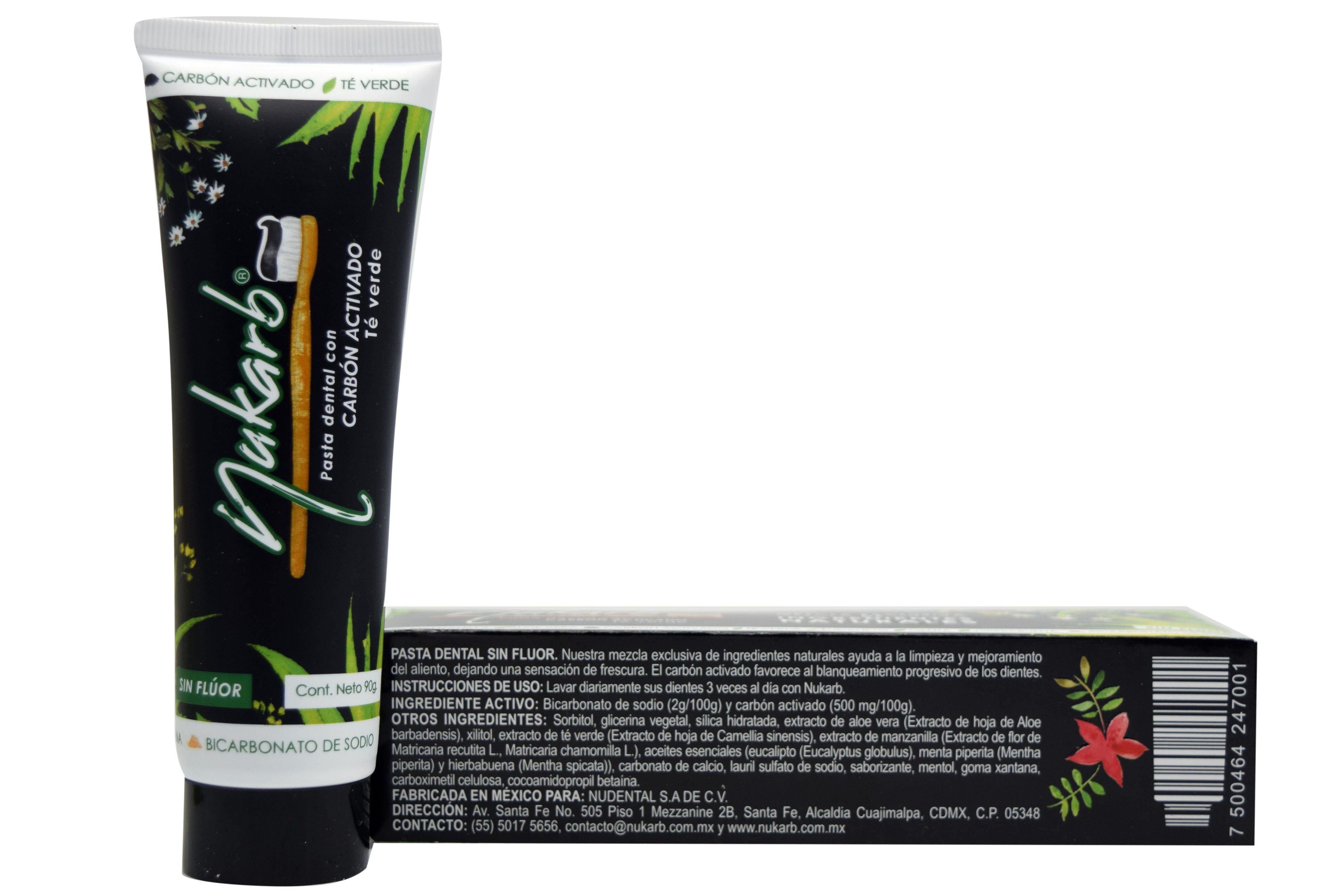 Pasta Dental Con Carbon Activado 90 G