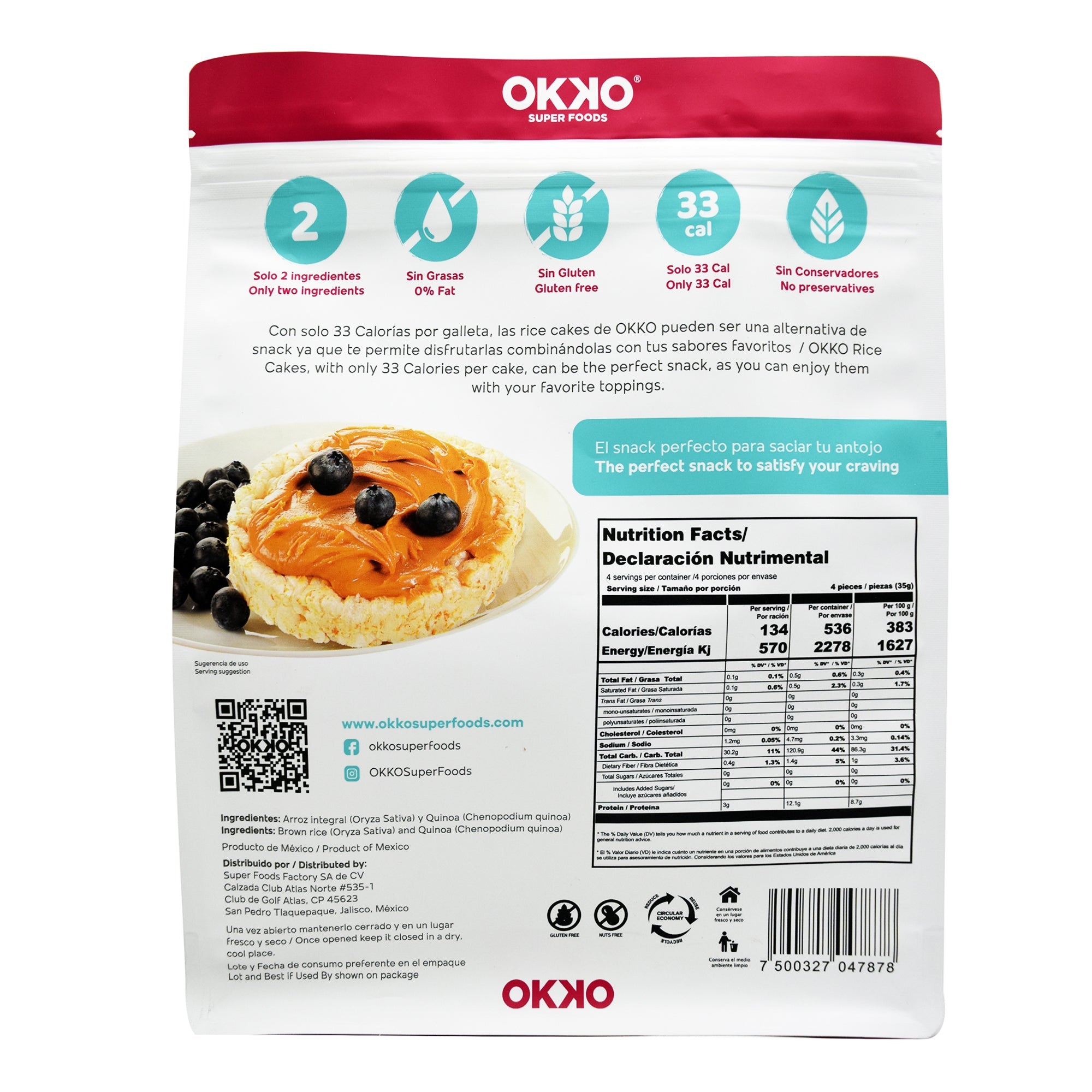 Galleta De Arroz Con Quinoa 140 G