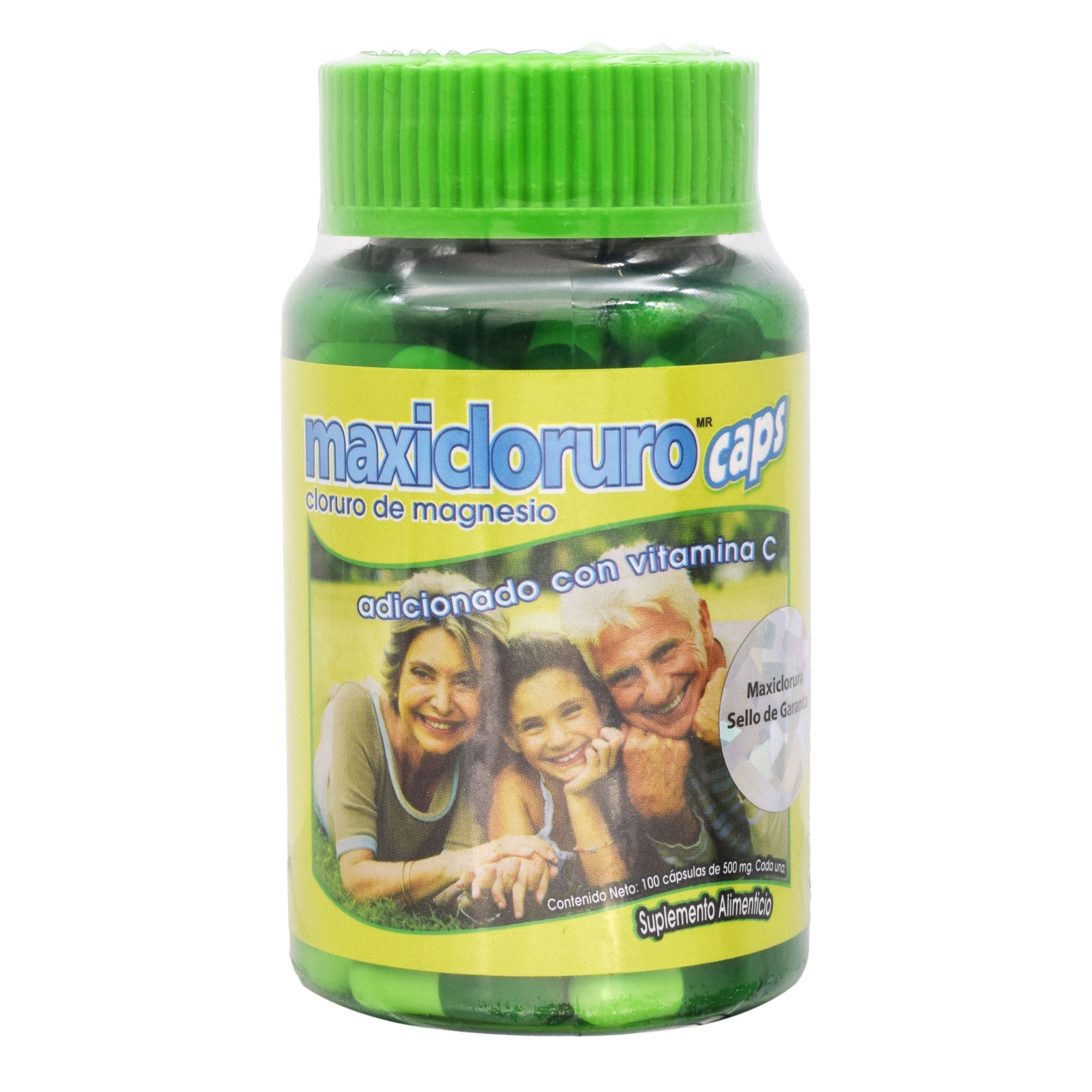 Cloruro De Magnesio Con Vit C 100 Cap