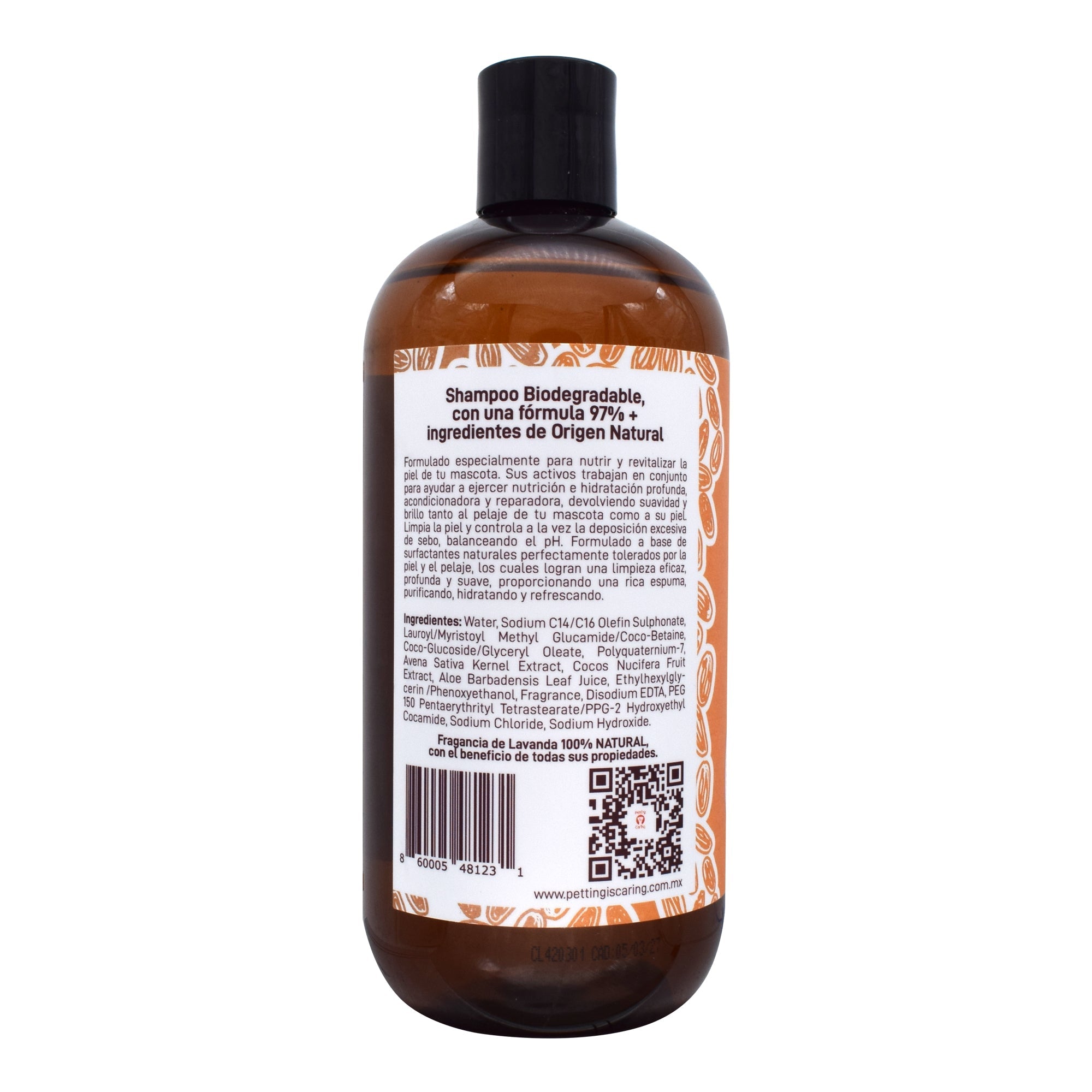 Shampoo Extracto De Avena Para Perro 480 Ml