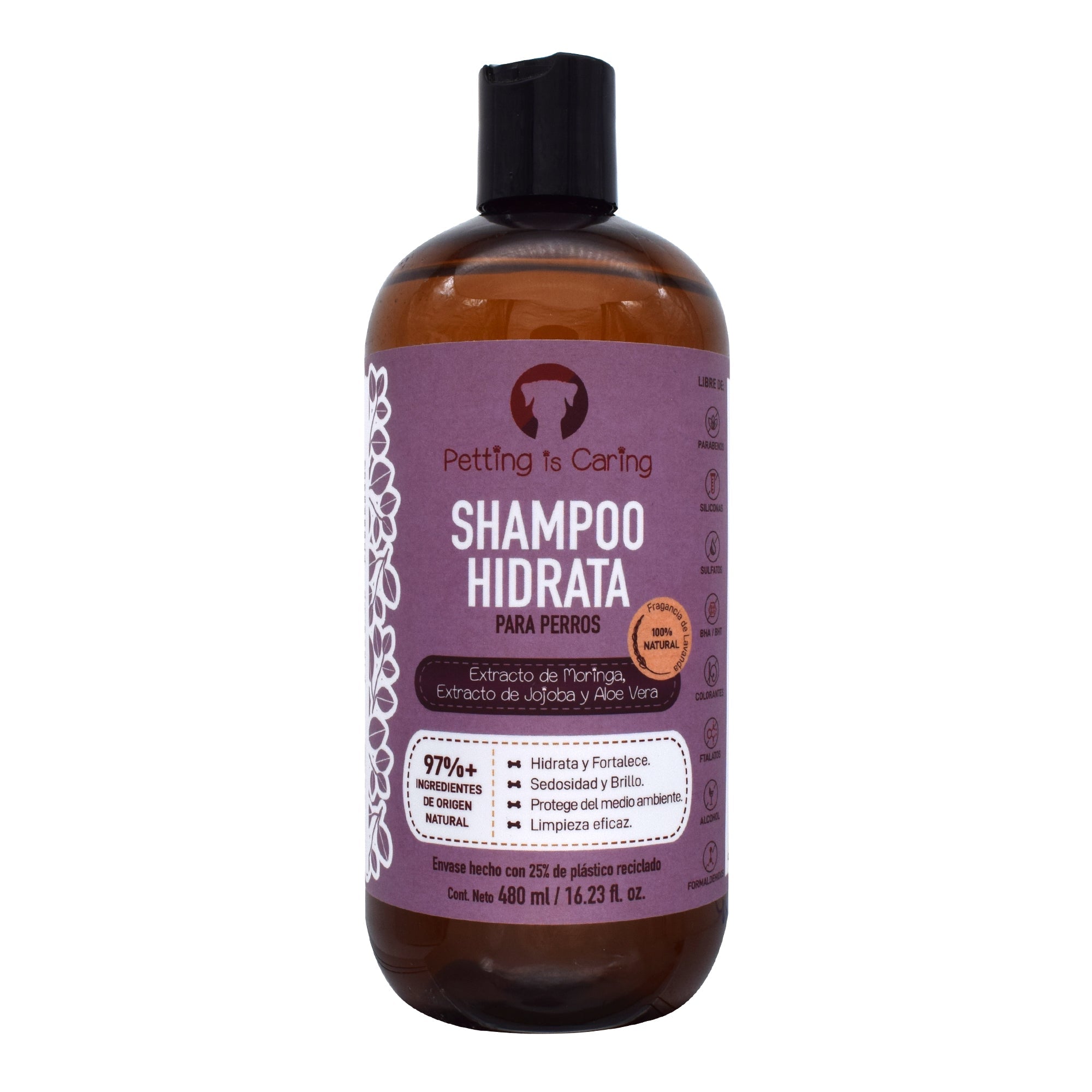 Shampoo Extracto De Moringa  Para Perros 480 Ml