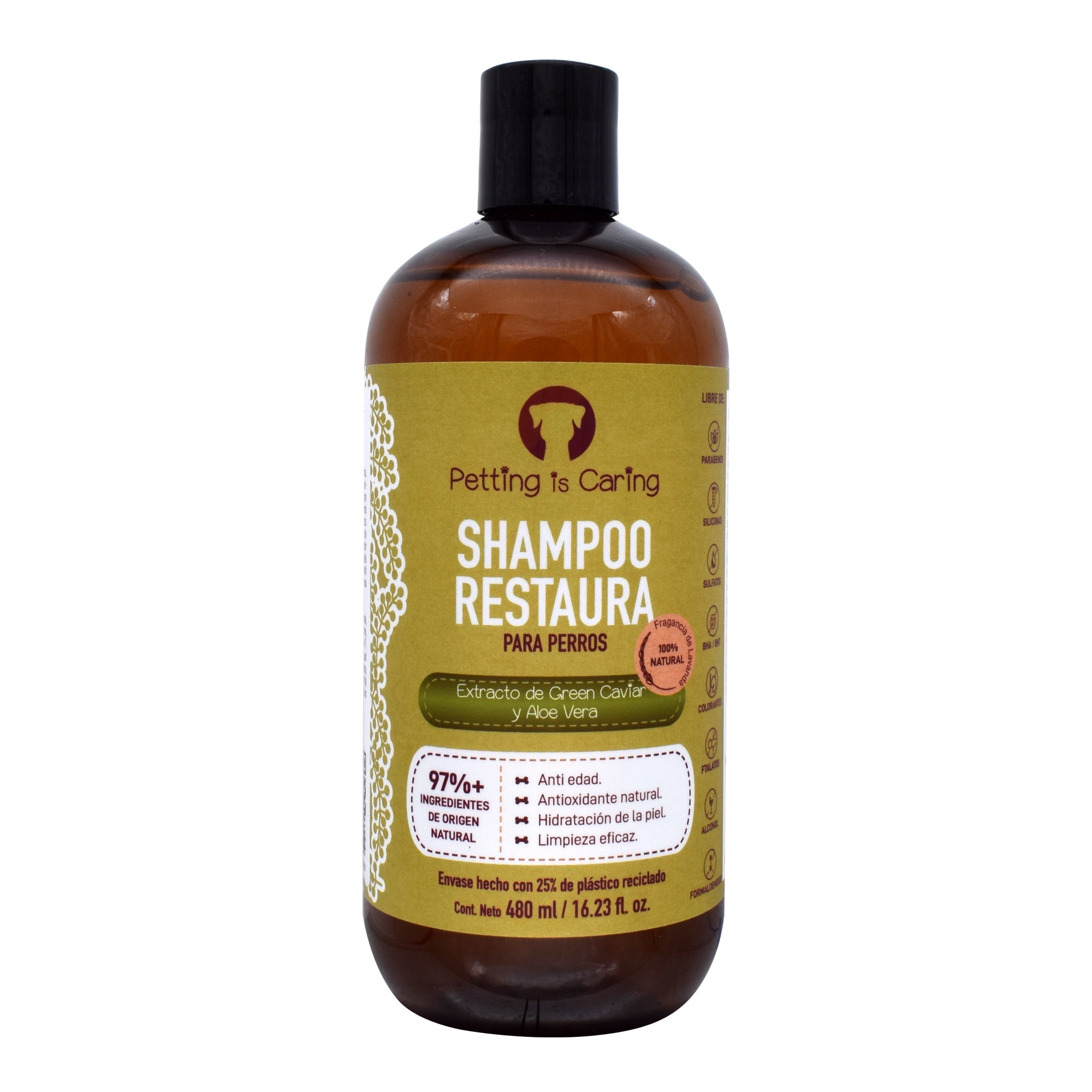 Shampoo  Green Caviar Para Perros 480 Ml