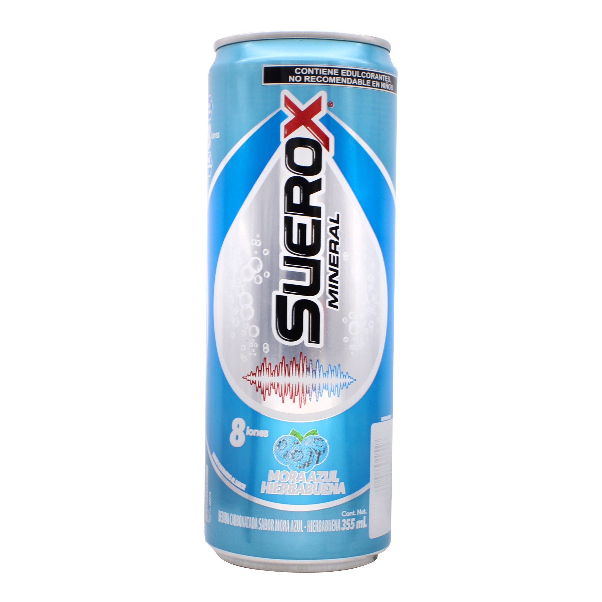 Suerox Mineral Mora Azul Hierbabuena 355 Ml