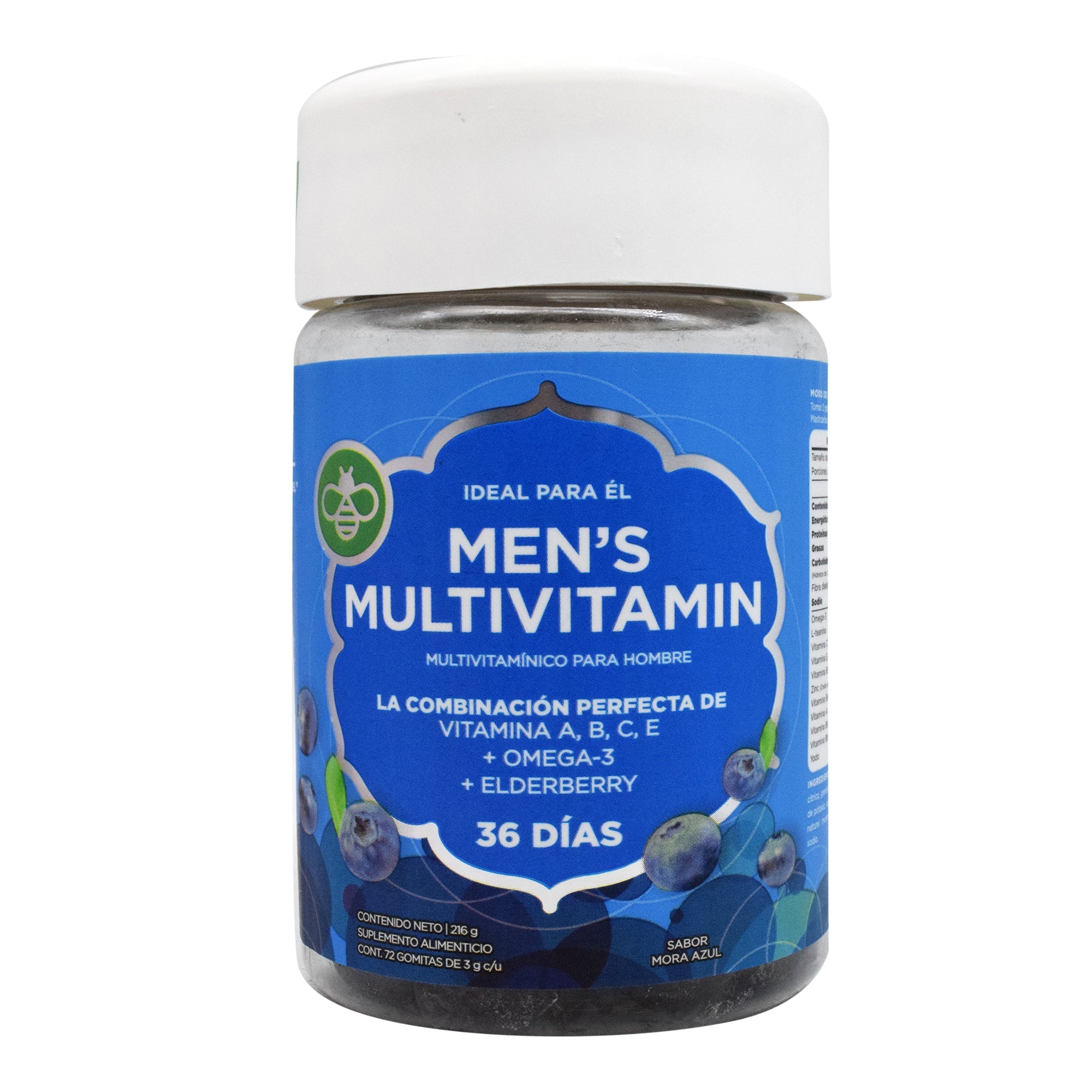 Gomitas Multi Para Hombre Mora Azul 216 G