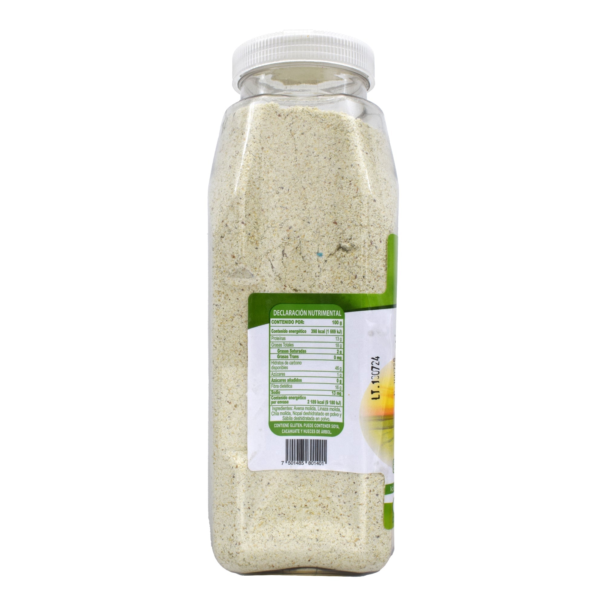 Avena Molida Con Linaza Chia Nopal Y Sabila 550 G