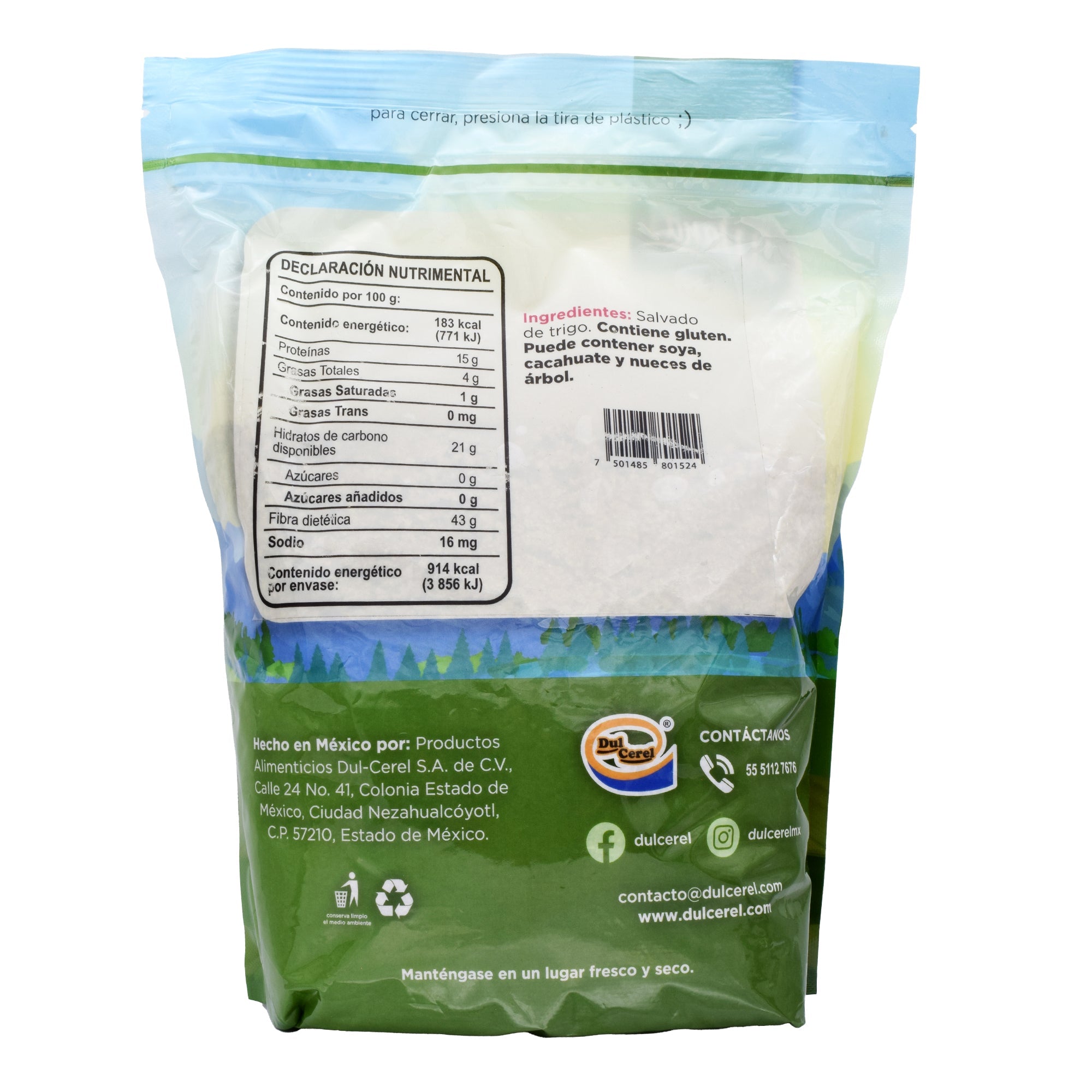 Salvado De Trigo Natural 500 G