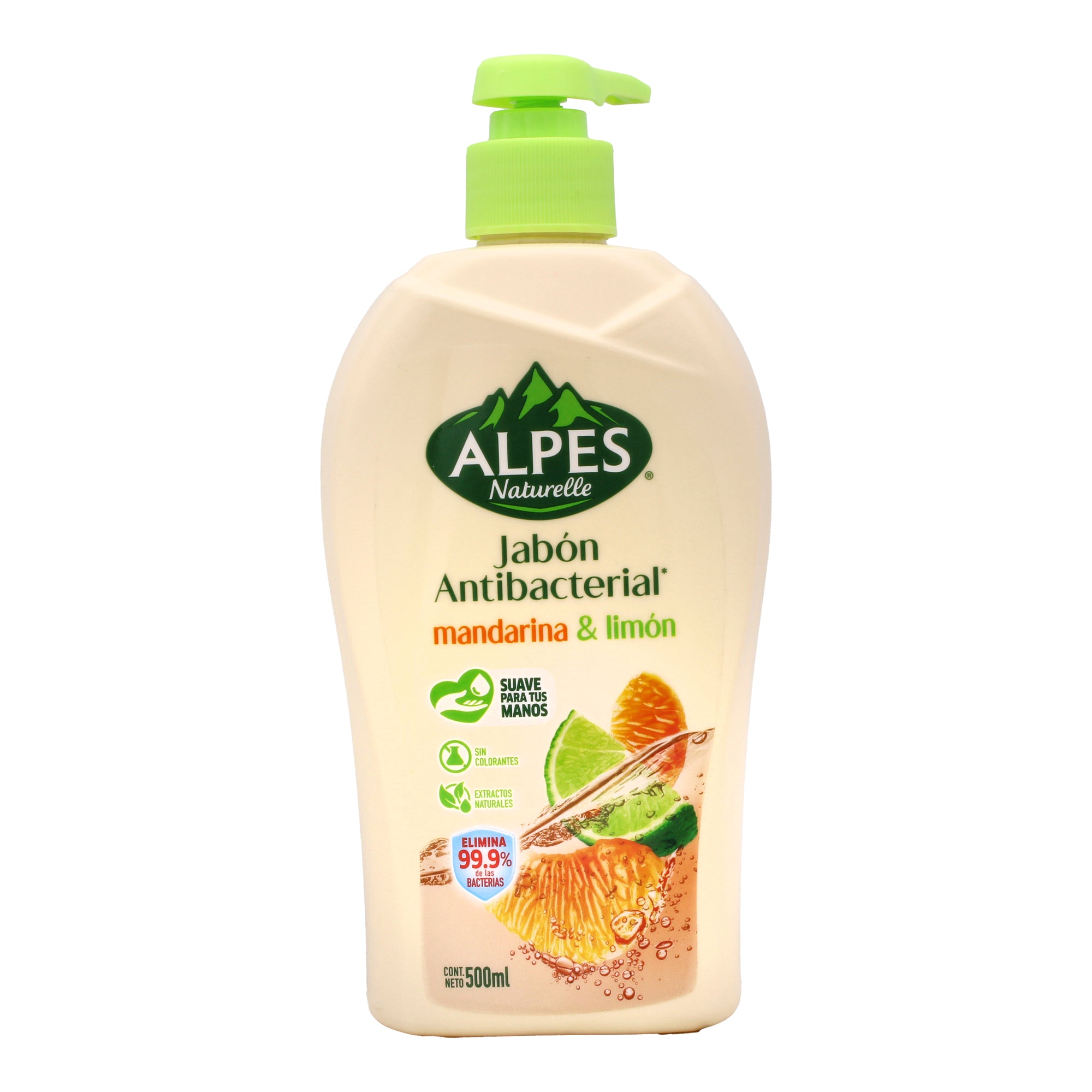 Jabon Antibacterial Mandarina Limon 500 Ml