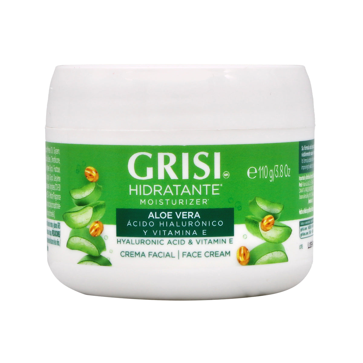 Crema Facial Aloe Vera 110 G