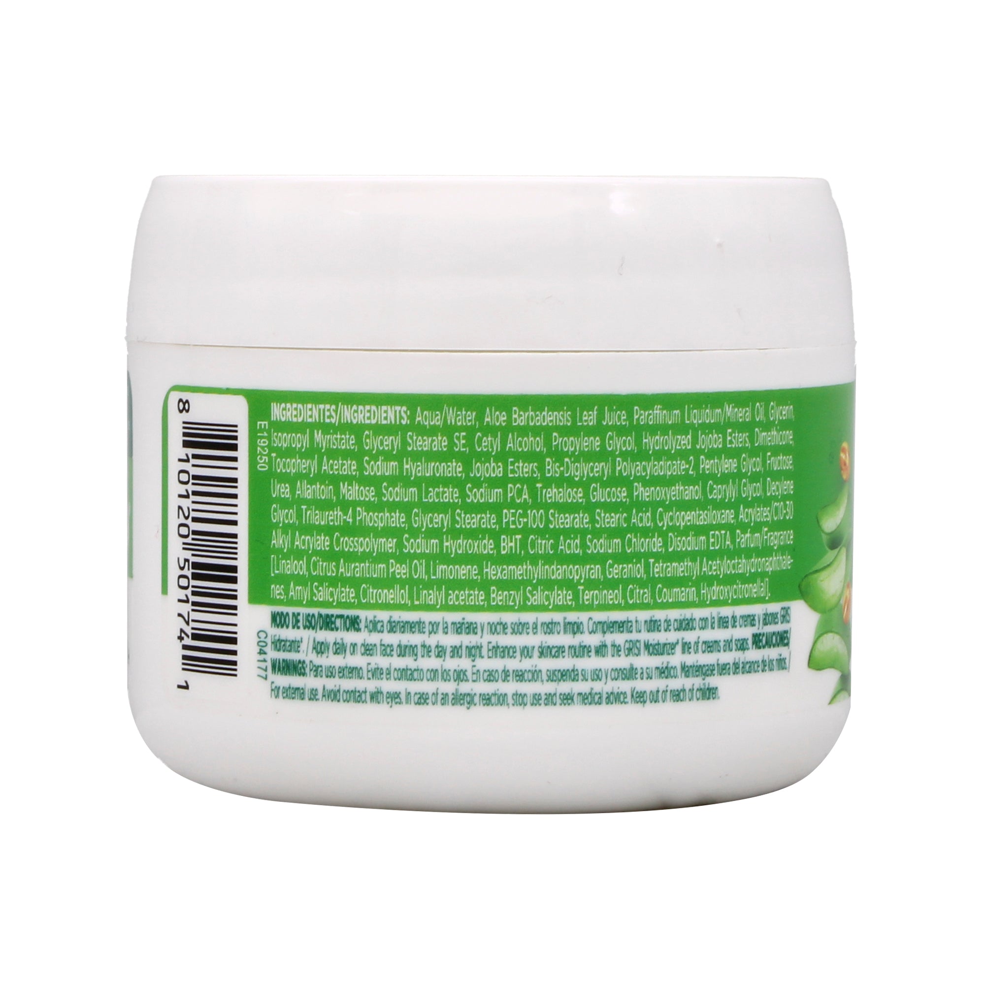 Crema Facial Aloe Vera 110 G
