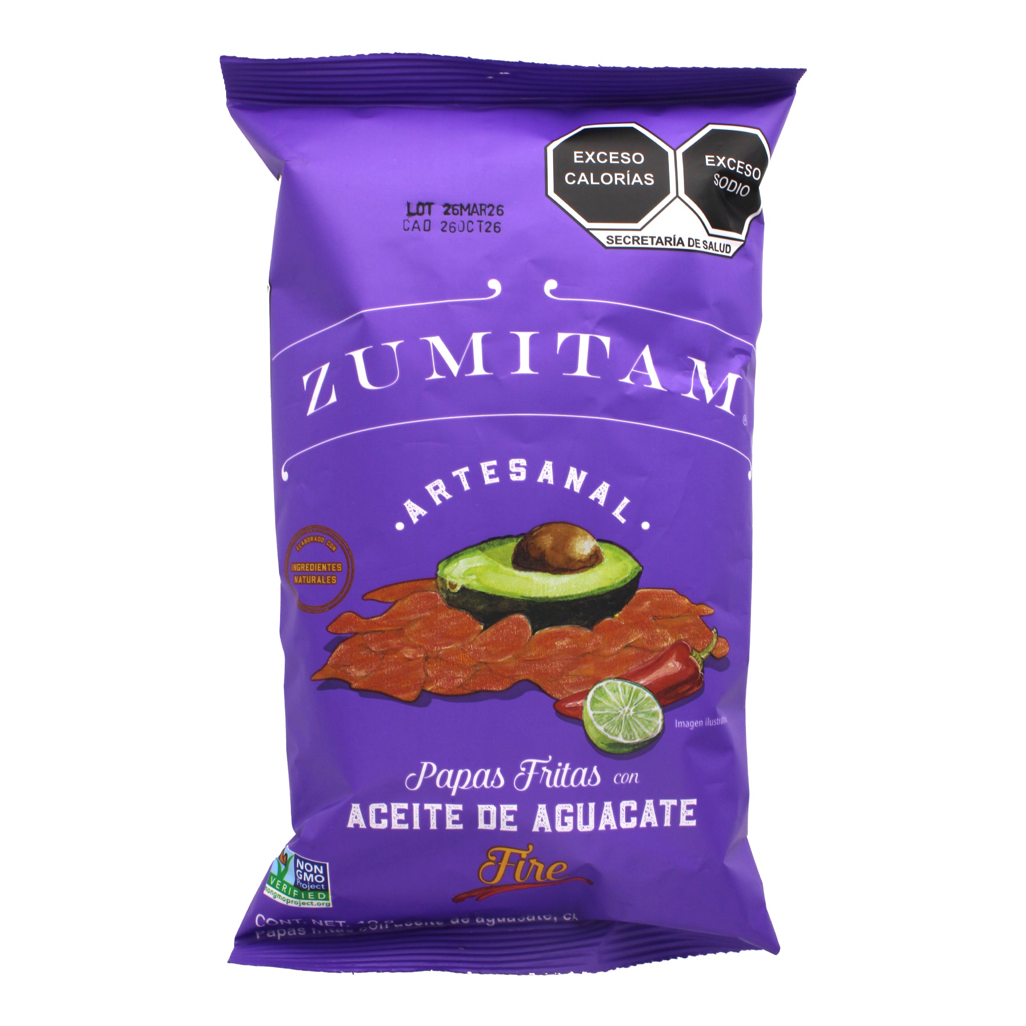 Papas Fritas Aceite De Aguacate 40 G