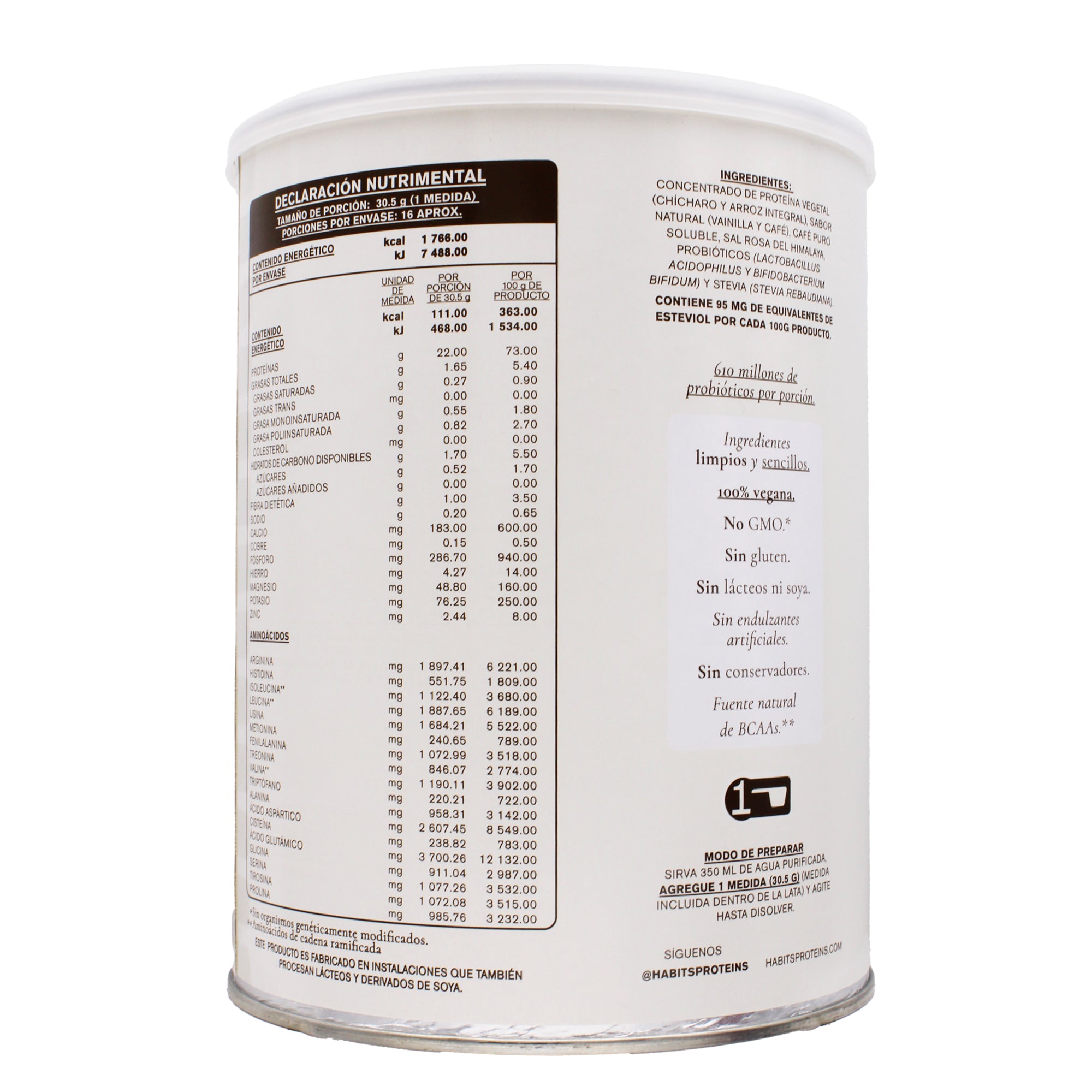 Proteina Vegana Macchiato 488 G
