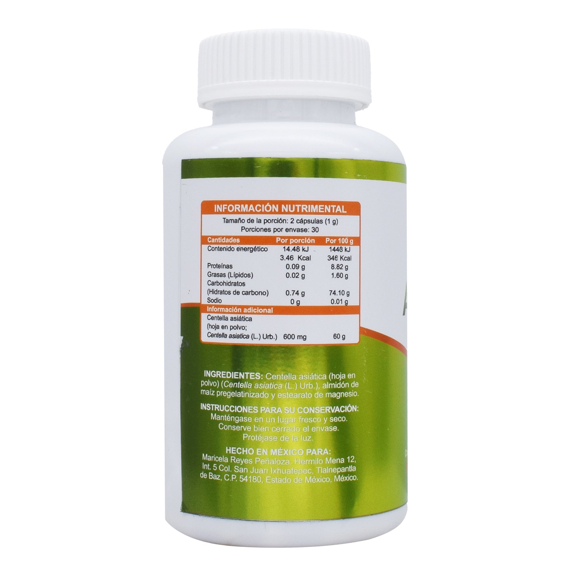 Centella Asiatica 60 Cap