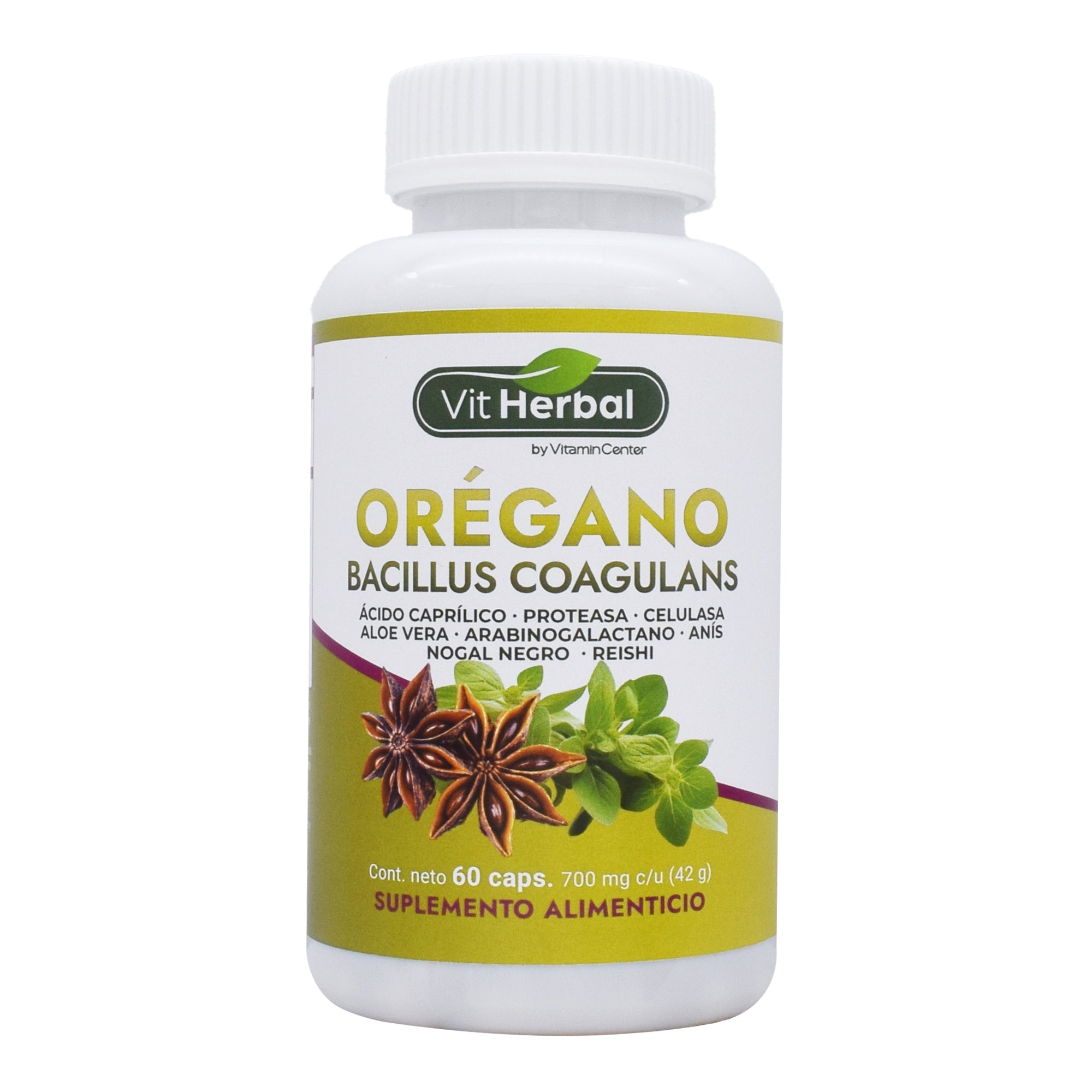 Oregano Bacillus Coagulans 60 Cap