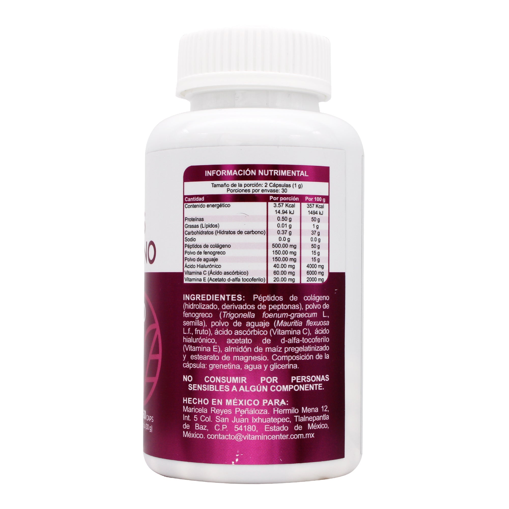Peptidos De Colageno 60 Cap